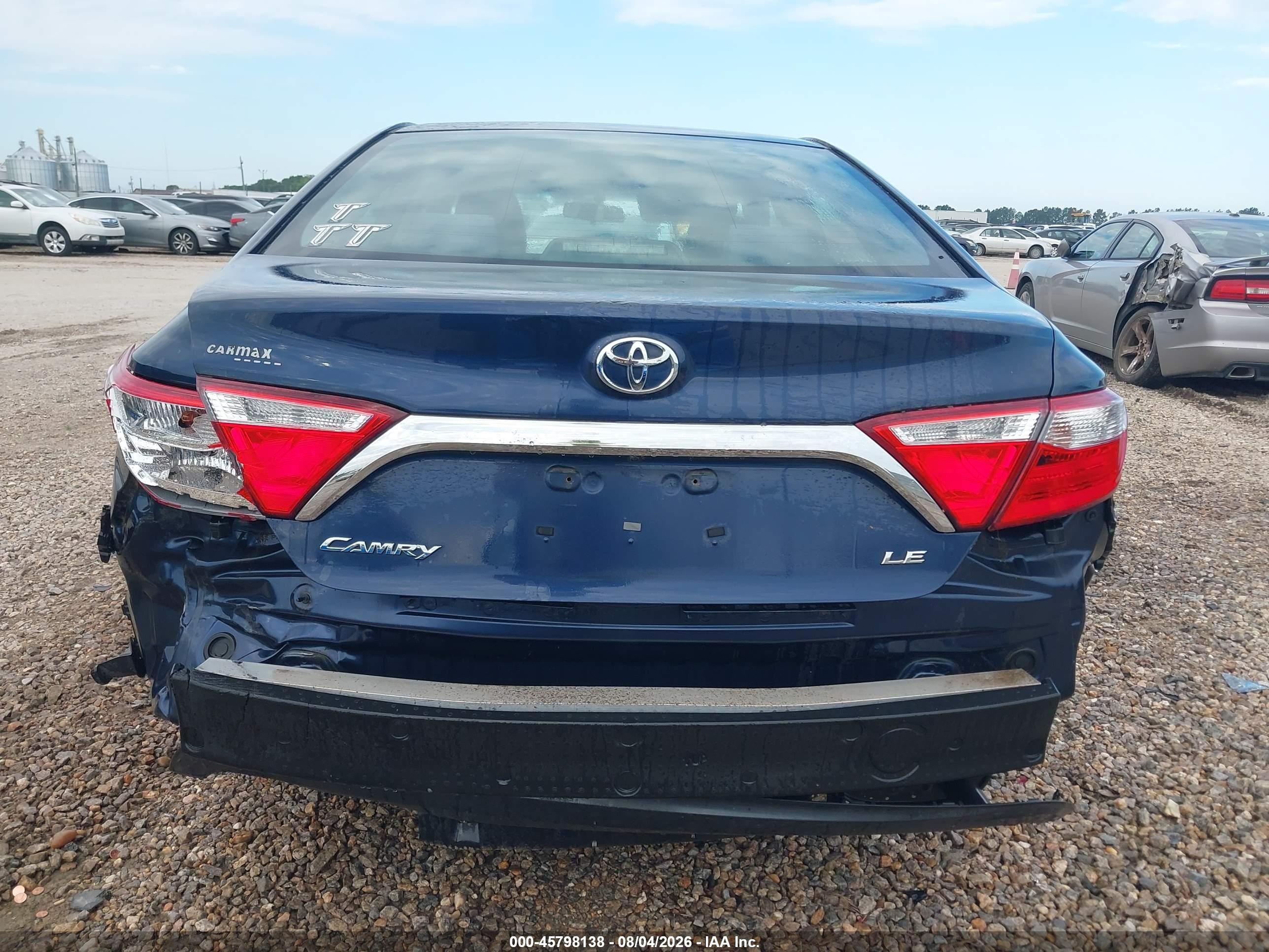 2015 Toyota Camry Le Blue vin: 4T1BF1FK3FU949965