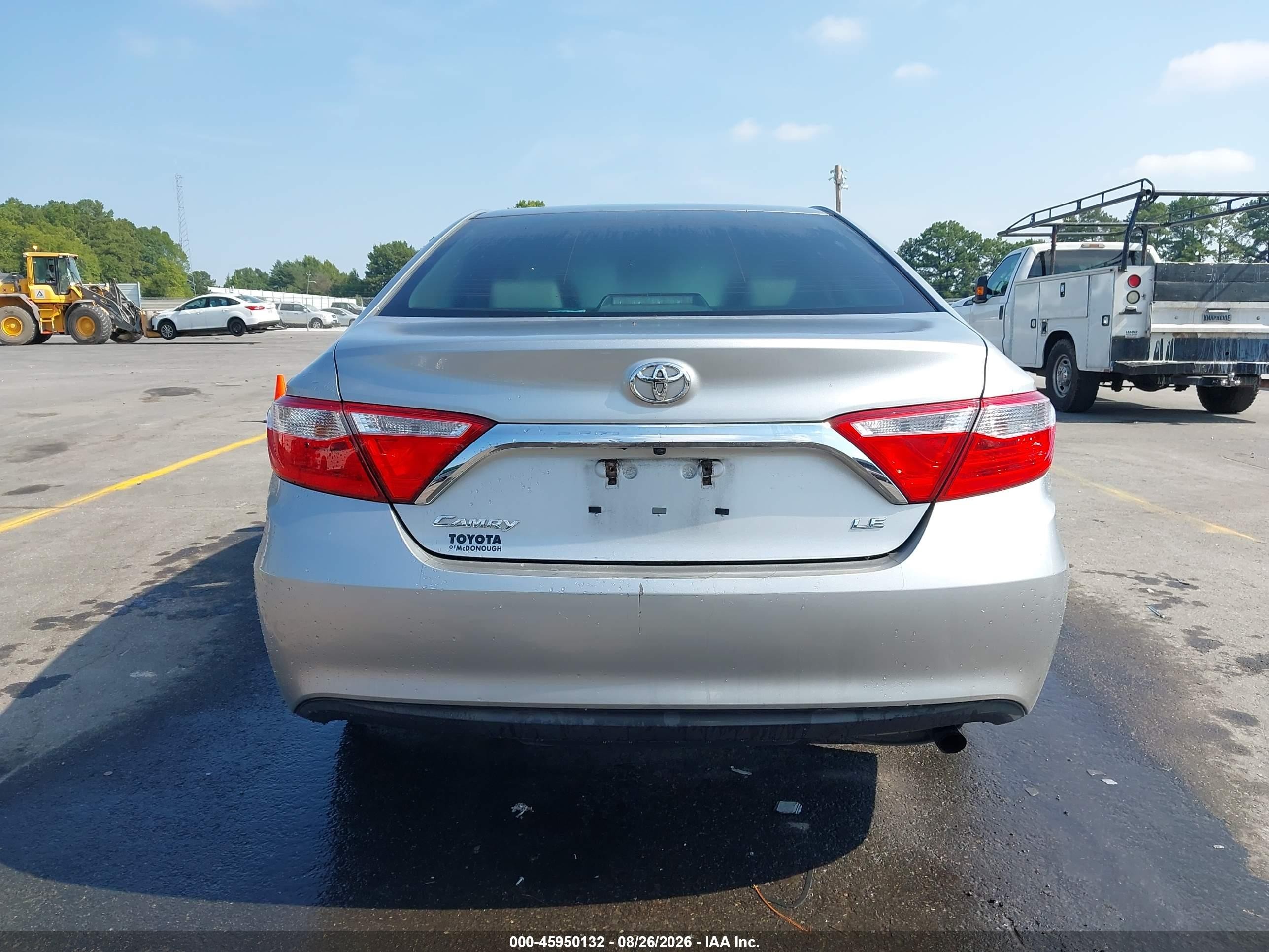 2015 Toyota Camry Le Silver vin: 4T1BF1FK3FU954986