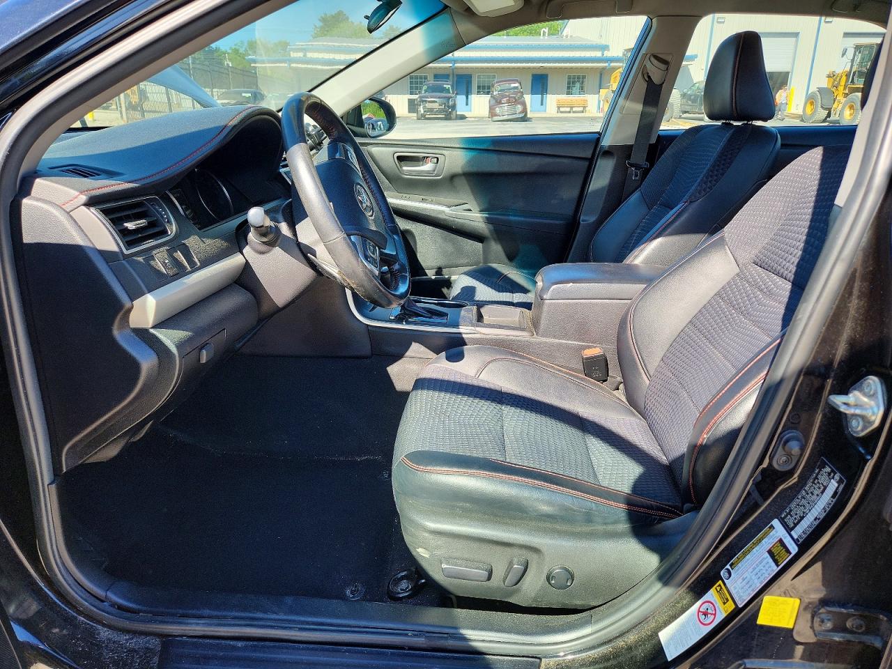 2015 Toyota Camry Se Black vin: 4T1BF1FK3FU958522