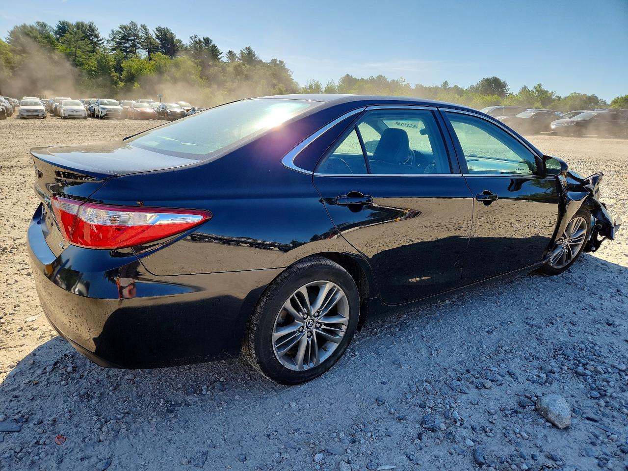 2015 Toyota Camry Se Black vin: 4T1BF1FK3FU958522