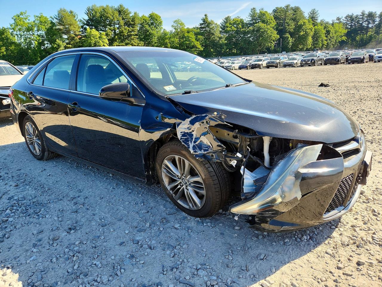 2015 Toyota Camry Se Black vin: 4T1BF1FK3FU958522