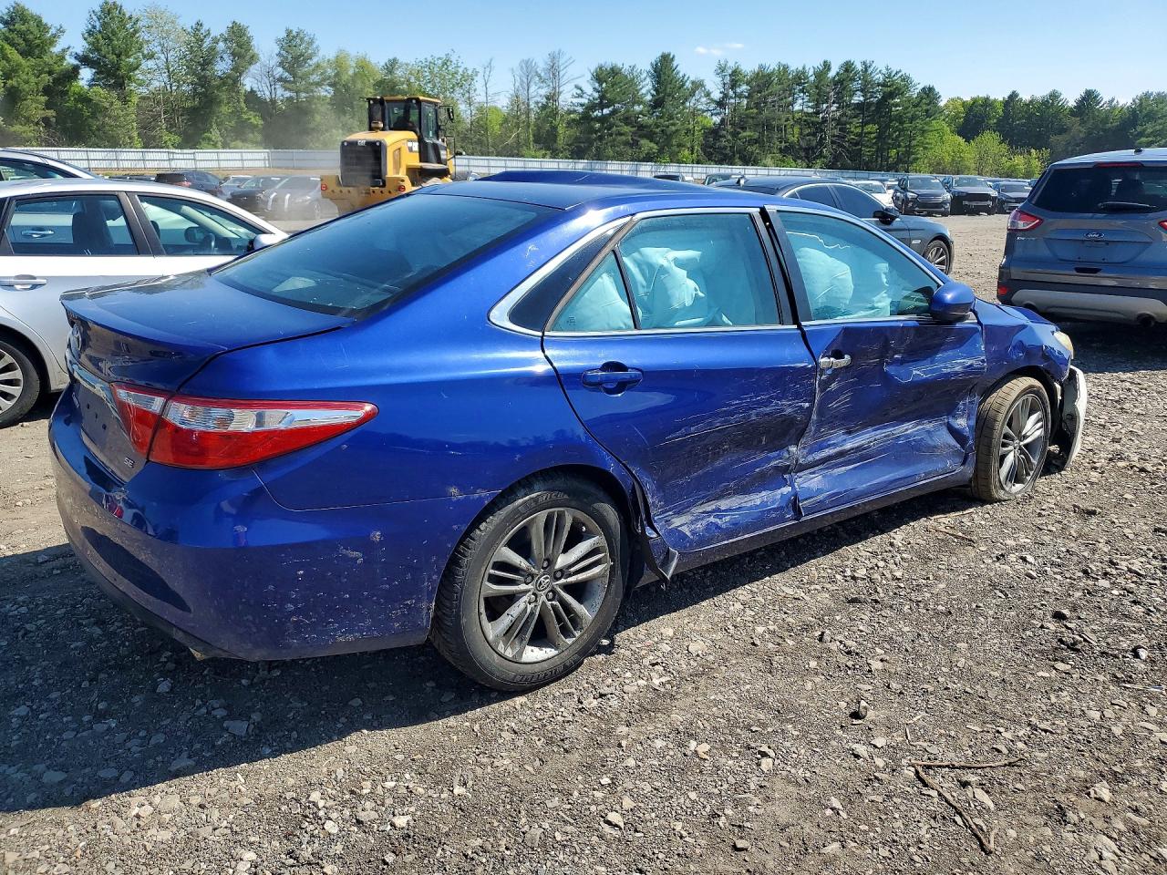 2015 Toyota Camry Se Blue vin: 4T1BF1FK3FU979838