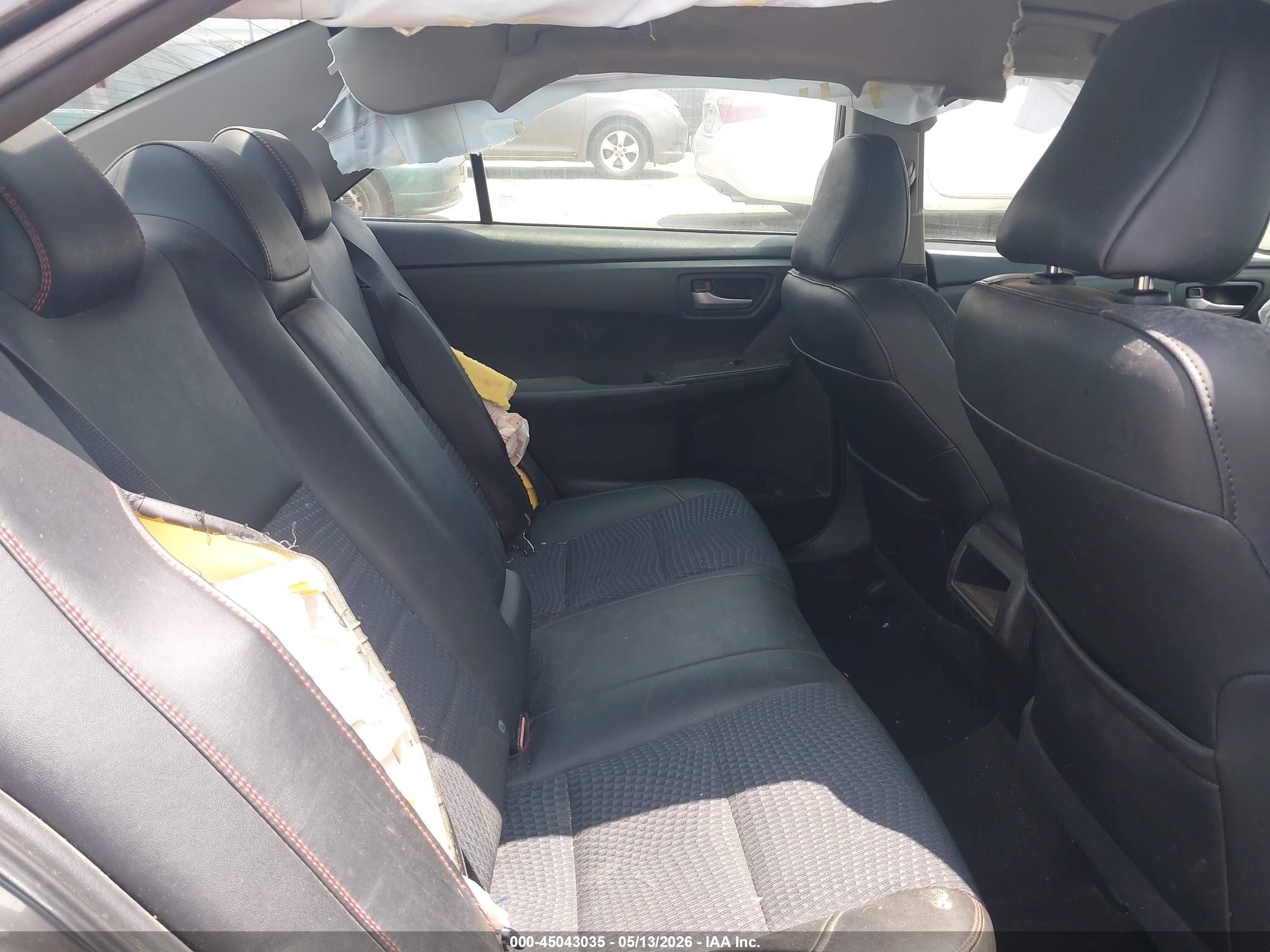 2015 Toyota Camry Se Gray vin: 4T1BF1FK3FU979936