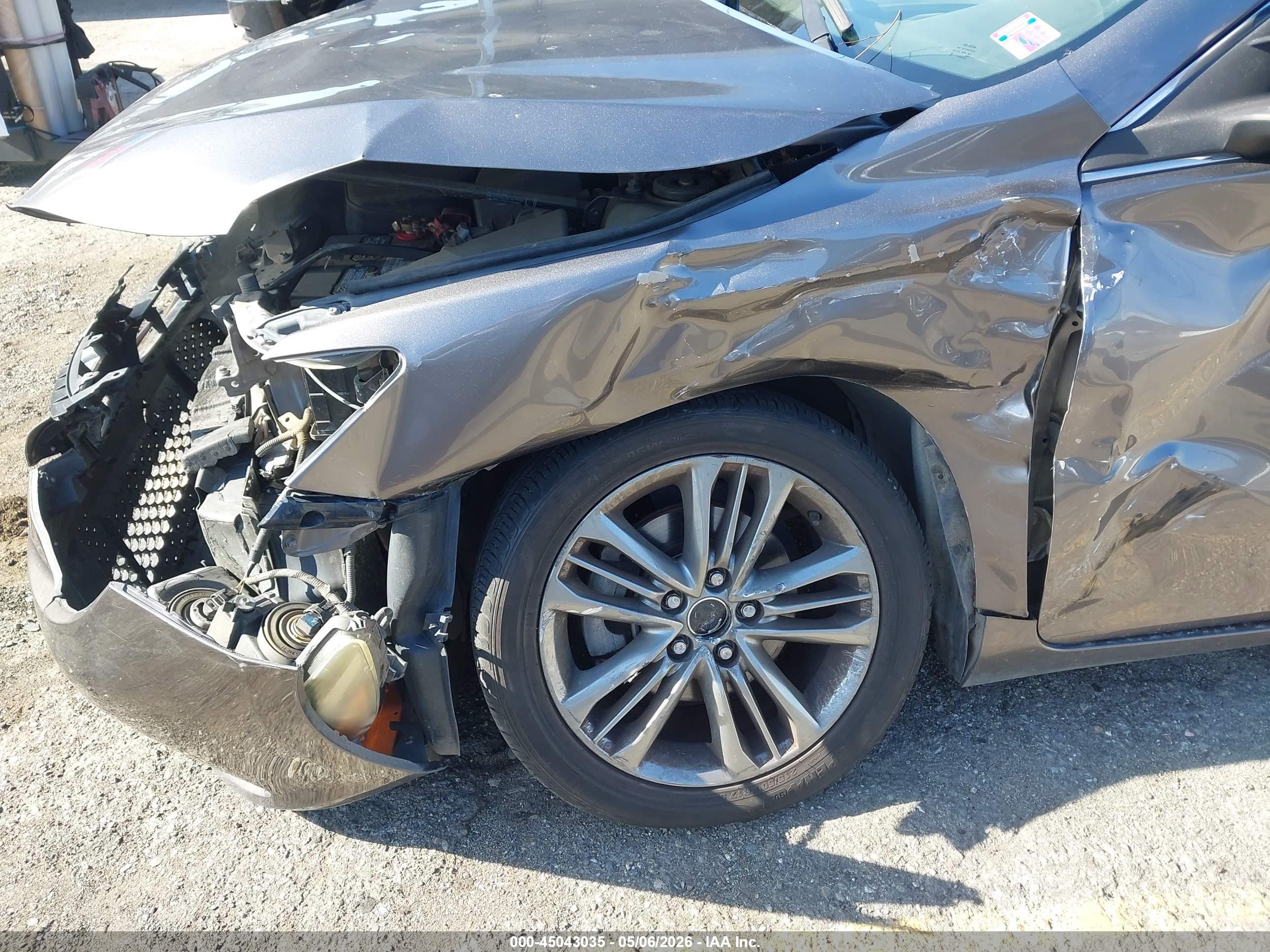 2015 Toyota Camry Se Gray vin: 4T1BF1FK3FU979936