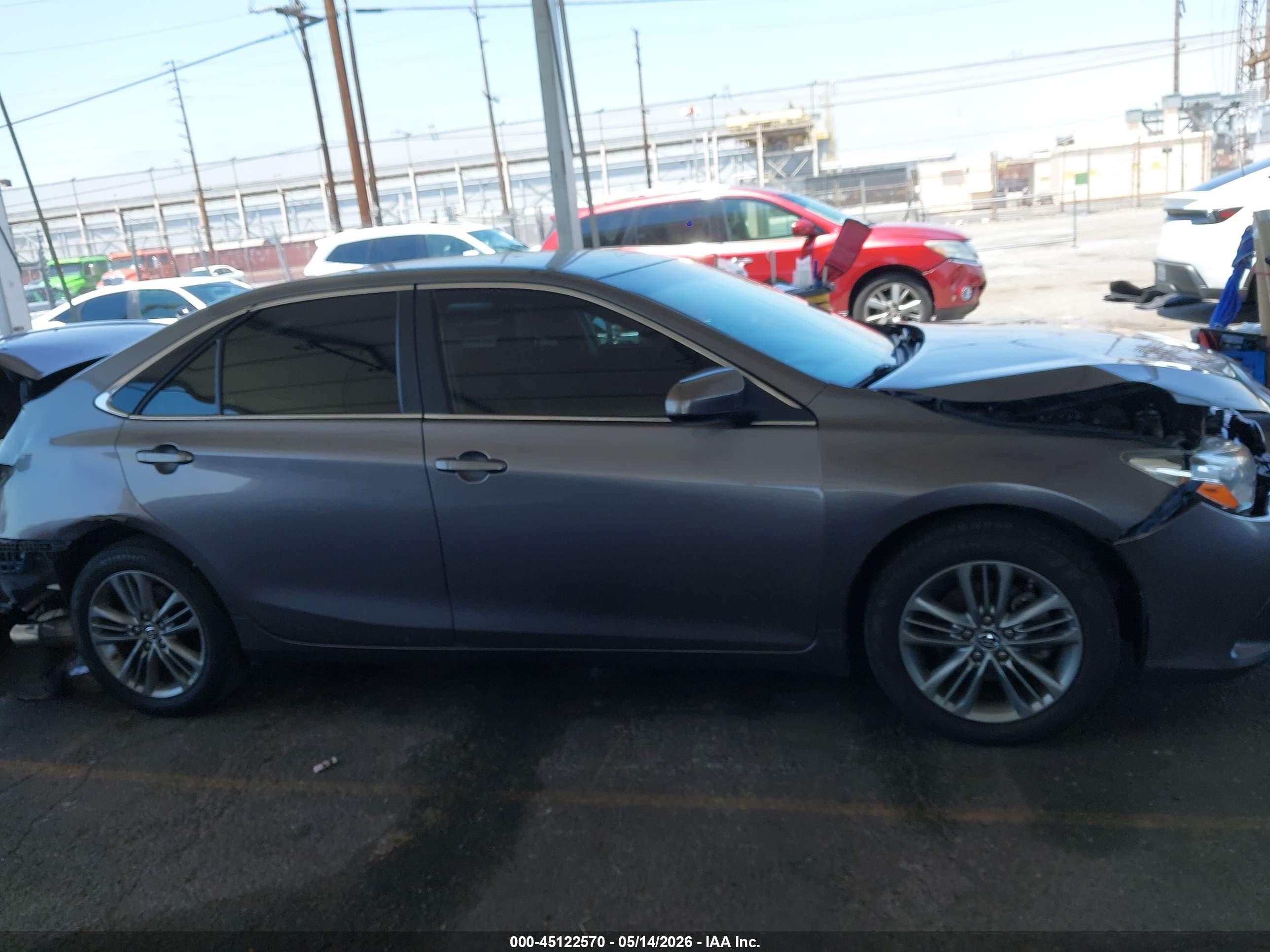 2015 Toyota Camry Se Brown vin: 4T1BF1FK3FU983825