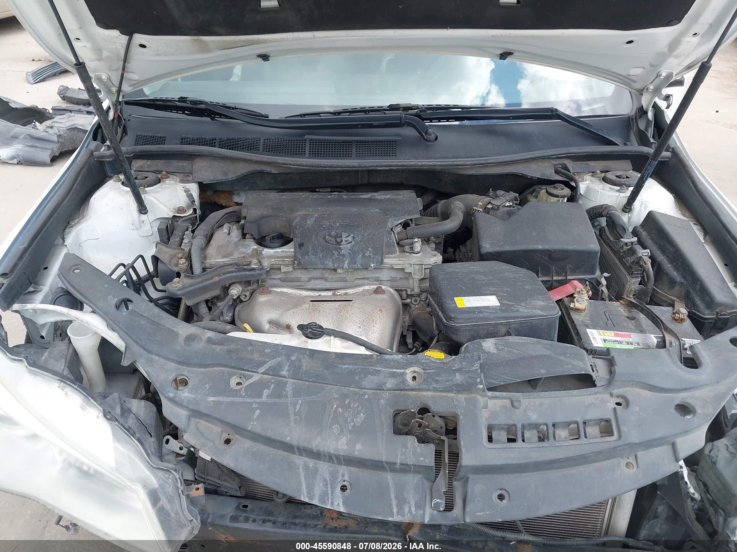 2015 Toyota Camry Le Белый vin: 4T1BF1FK3FU987146