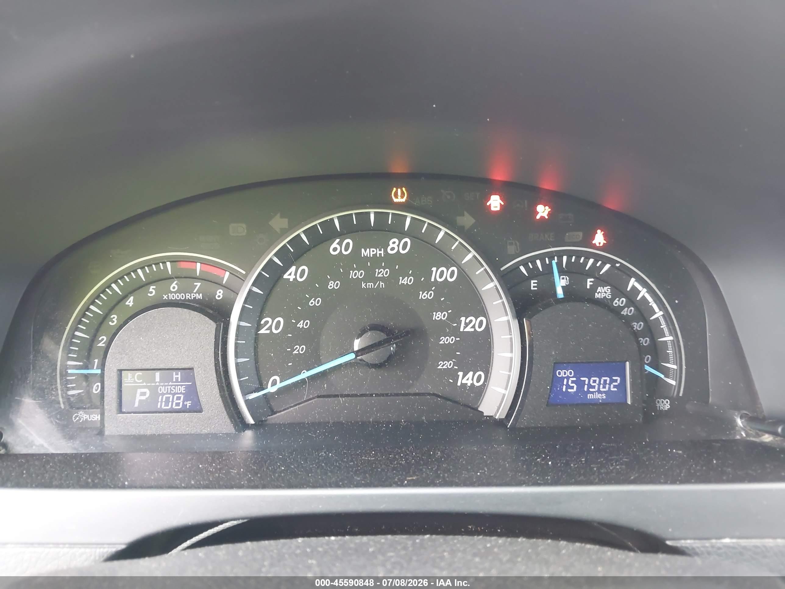 2015 Toyota Camry Le Белый vin: 4T1BF1FK3FU987146