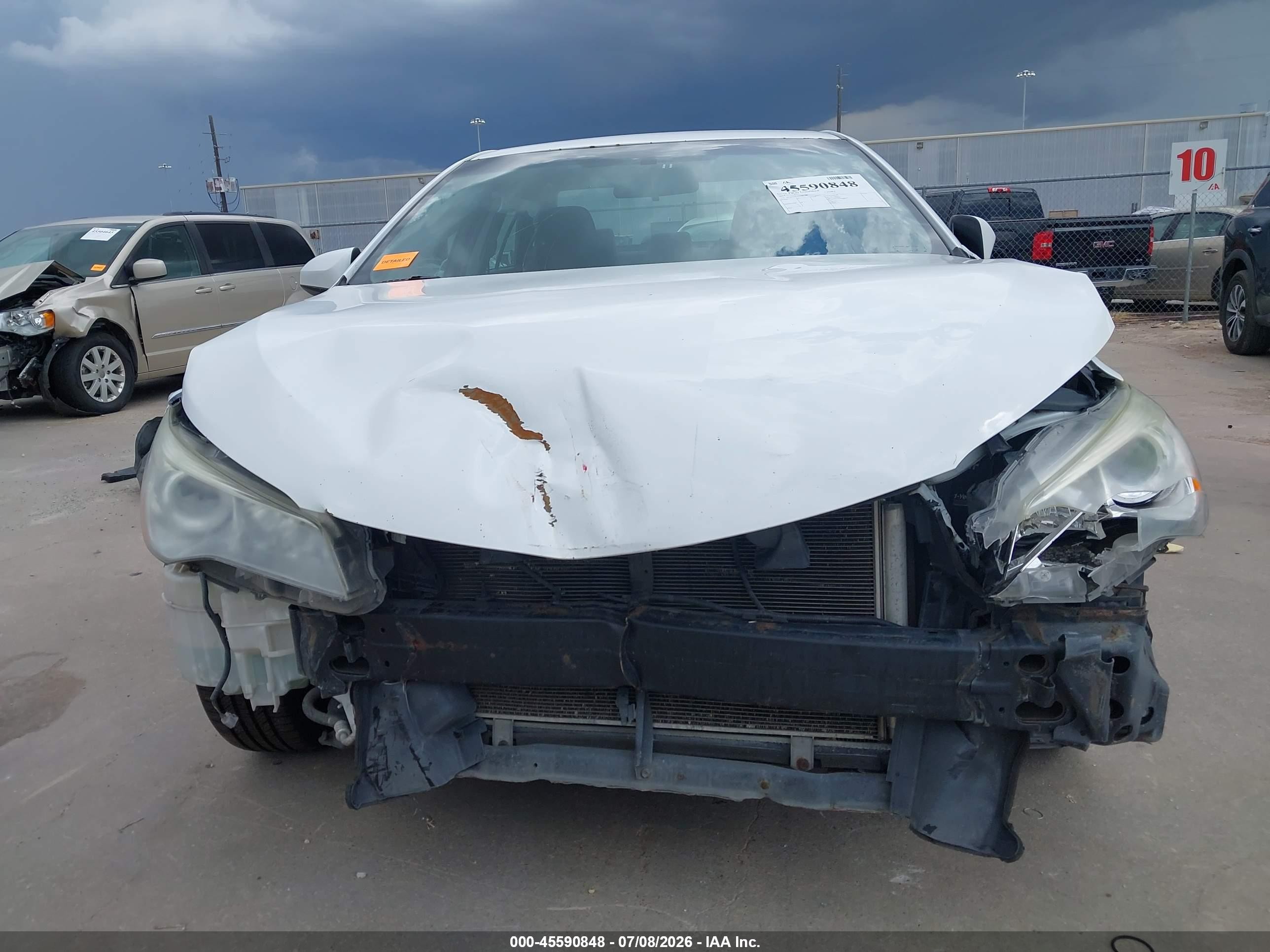 2015 Toyota Camry Le Белый vin: 4T1BF1FK3FU987146