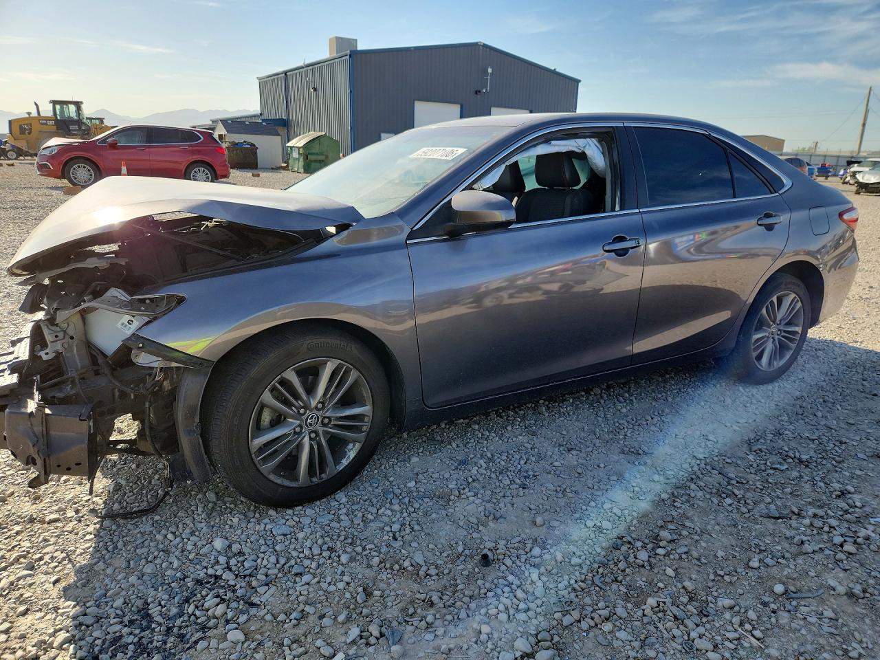 2015 Toyota Camry Se Gray vin: 4T1BF1FK3FU990550