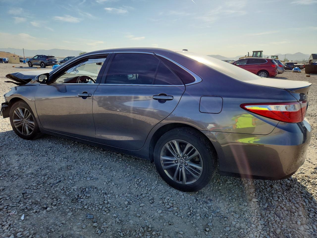 2015 Toyota Camry Se Gray vin: 4T1BF1FK3FU990550