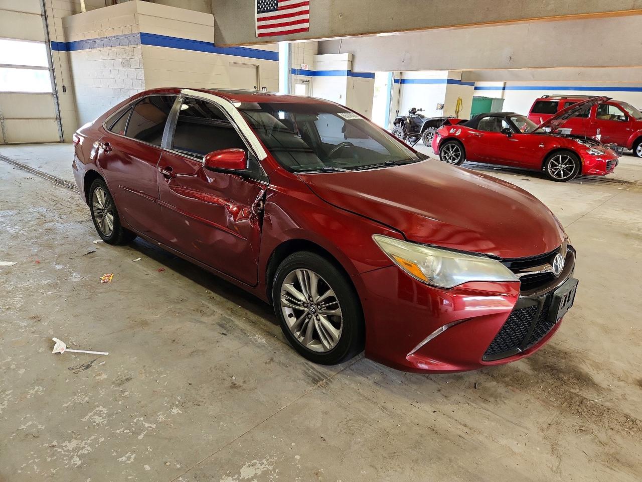 2015 Toyota Camry Se Burgundy vin: 4T1BF1FK3FU996753