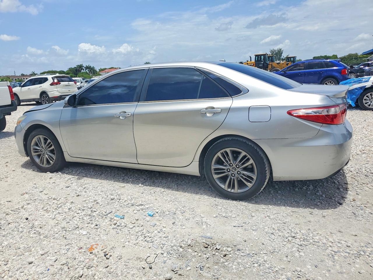2016 Toyota Camry Se Silver vin: 4T1BF1FK3GU127409