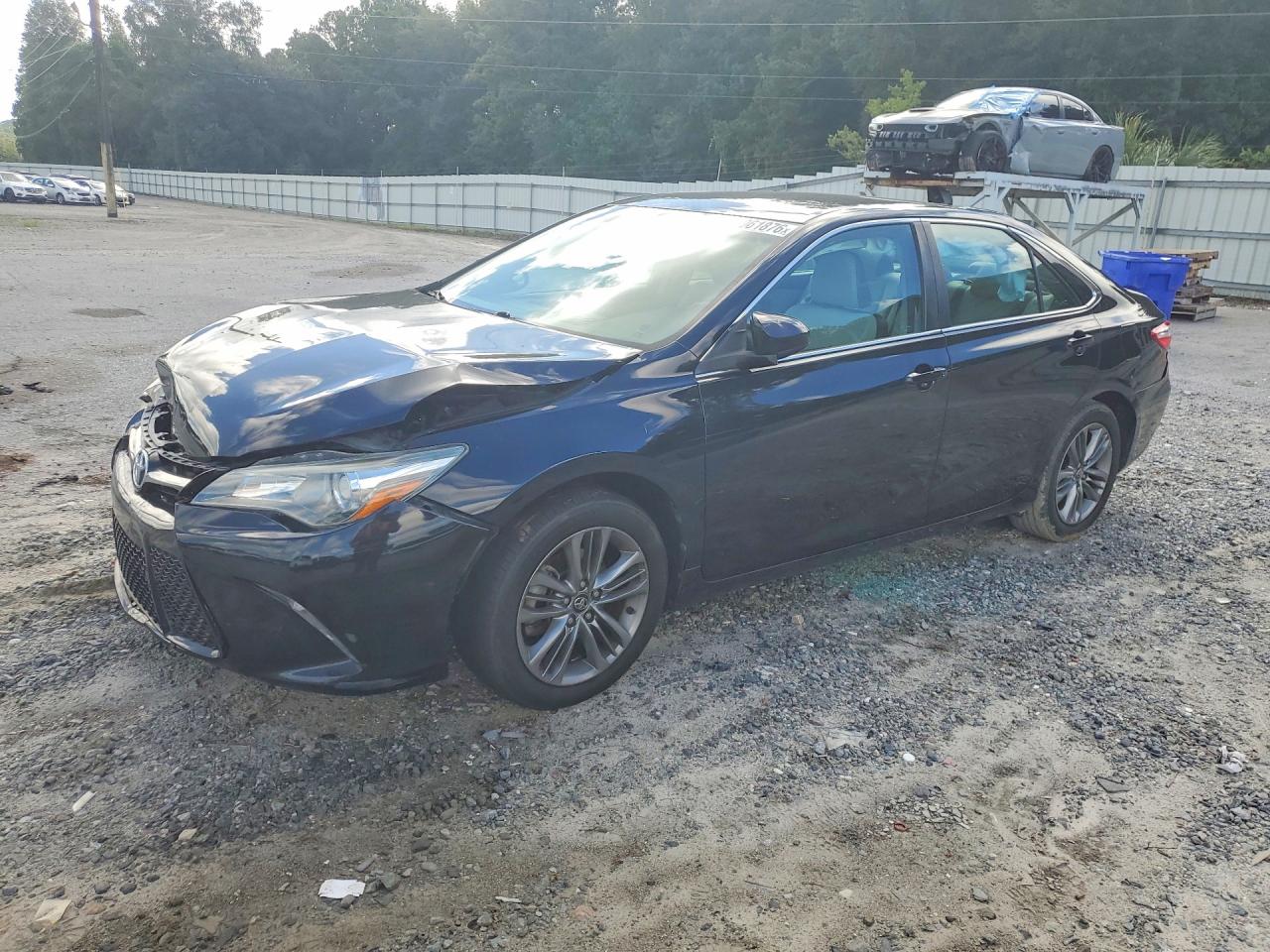 2016 Toyota Camry Se Black vin: 4T1BF1FK3GU222844