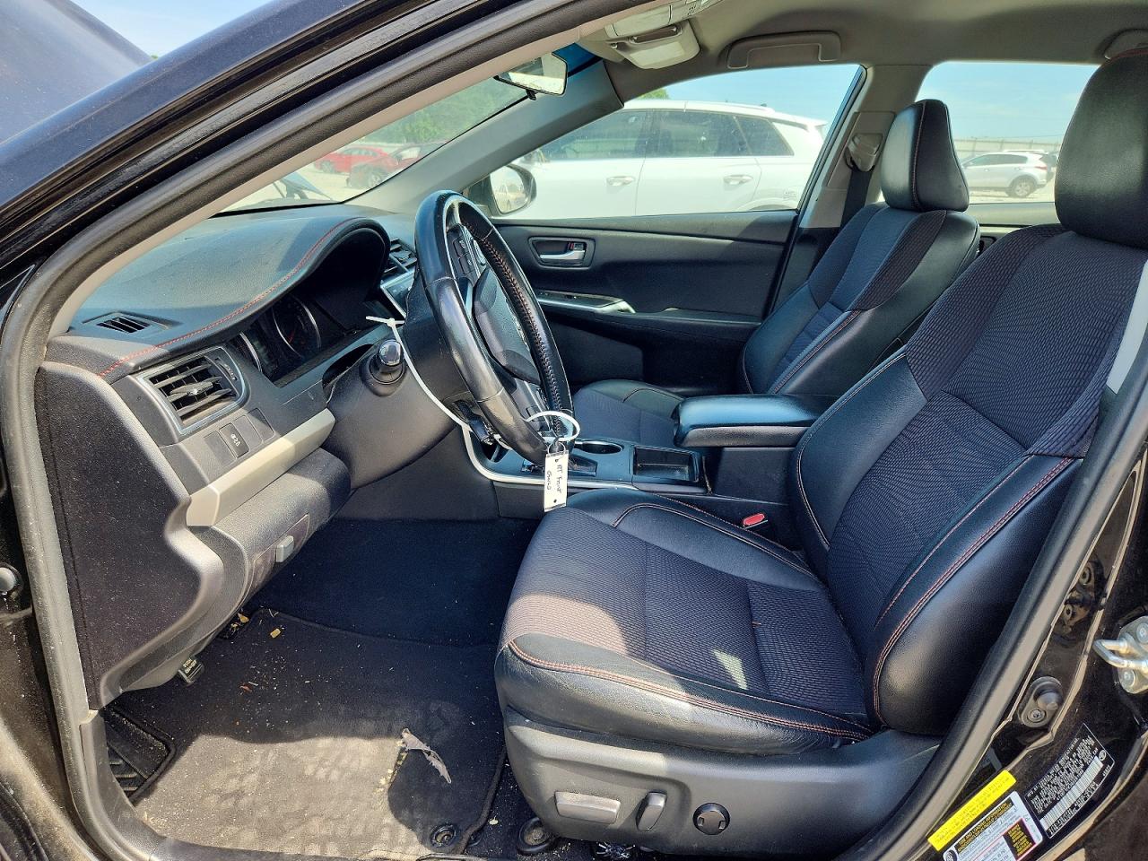 2016 Toyota Camry Se Black vin: 4T1BF1FK3GU261966
