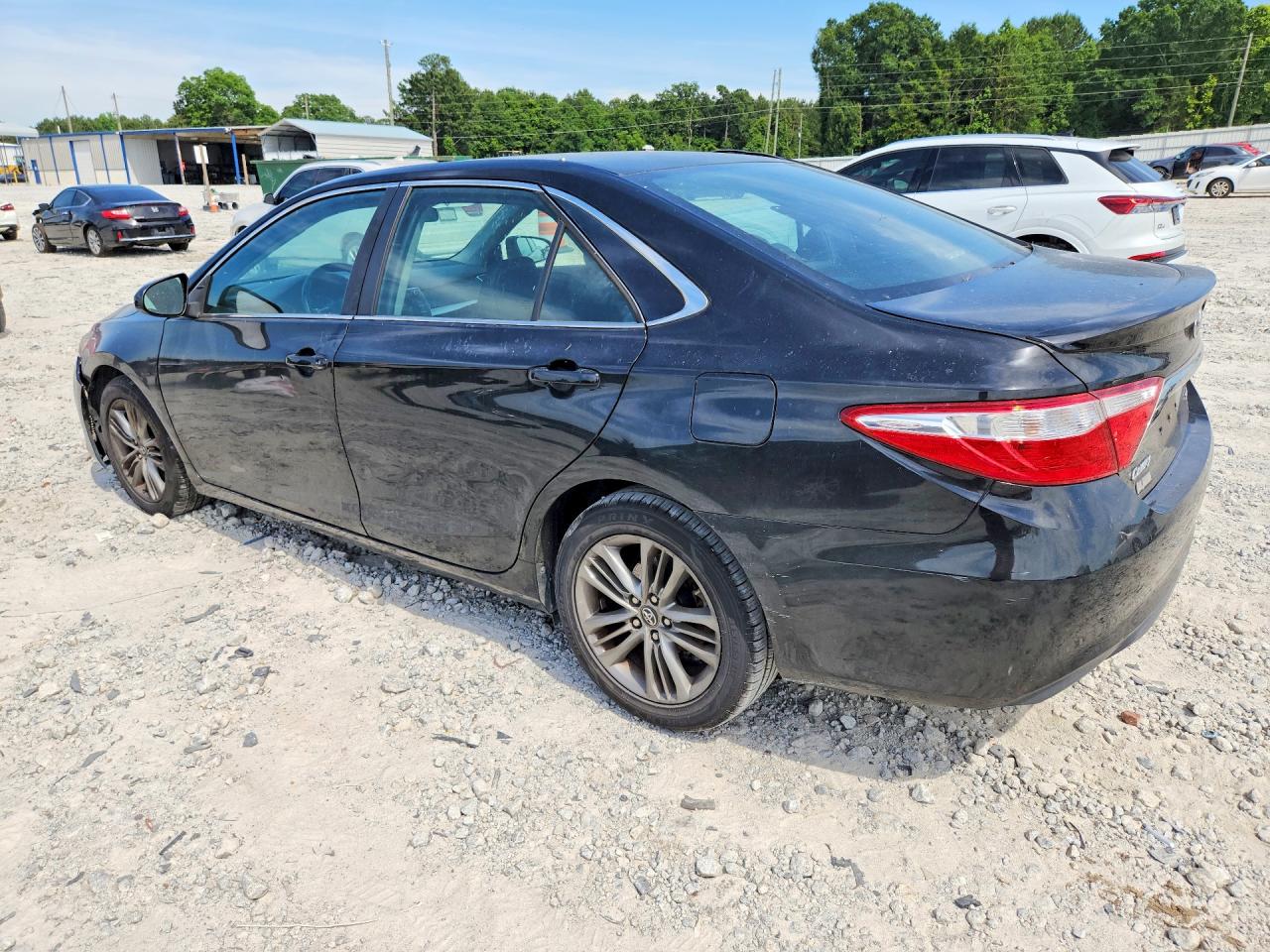 2016 Toyota Camry Se Black vin: 4T1BF1FK3GU261966