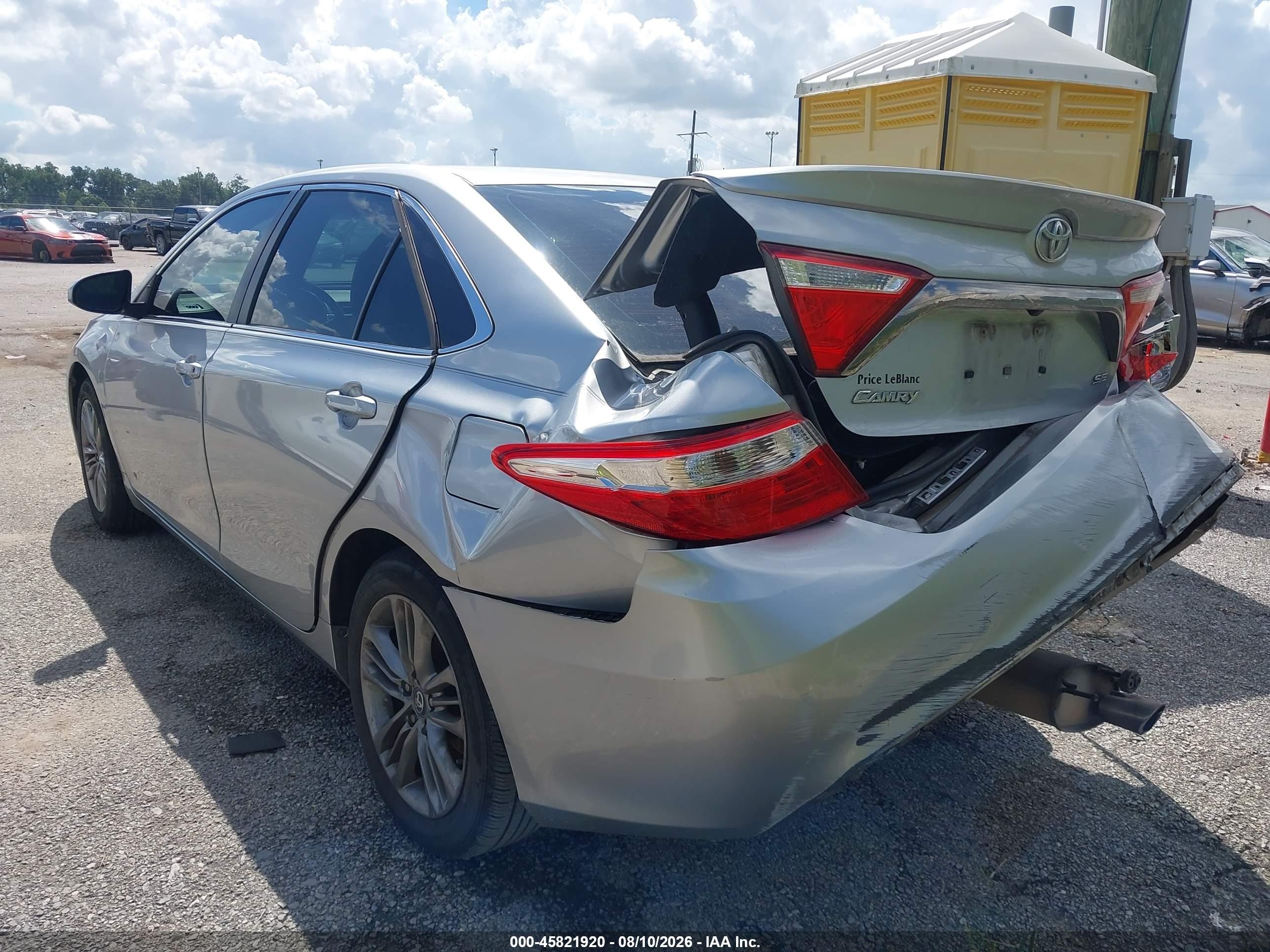 2017 Toyota Camry Se Silver vin: 4T1BF1FK3HU292538