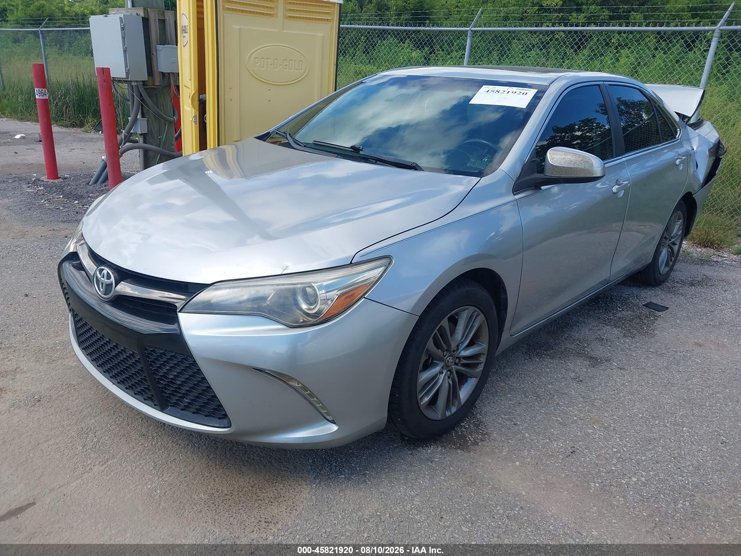 2017 Toyota Camry Se Silver vin: 4T1BF1FK3HU292538