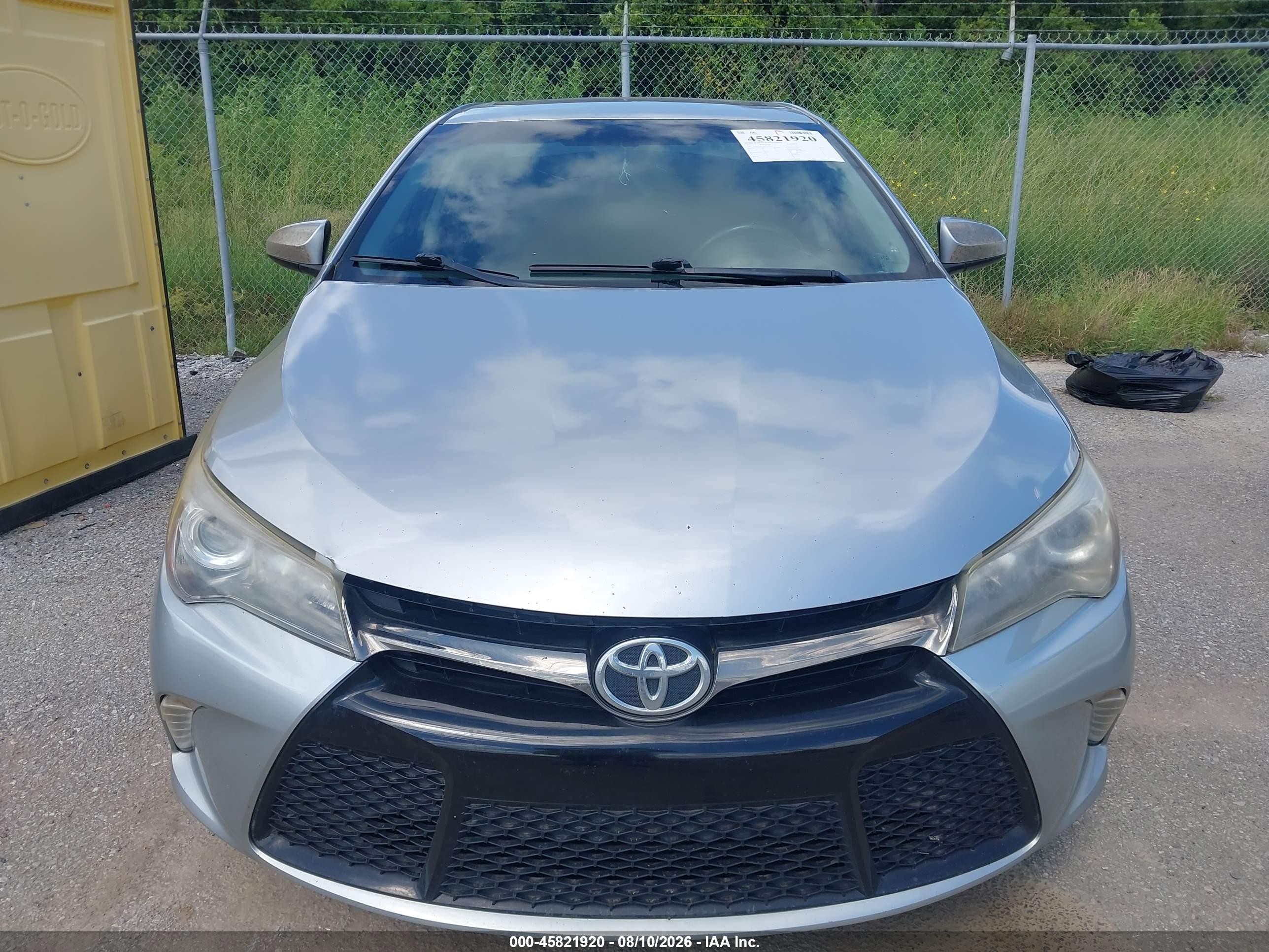 2017 Toyota Camry Se Silver vin: 4T1BF1FK3HU292538