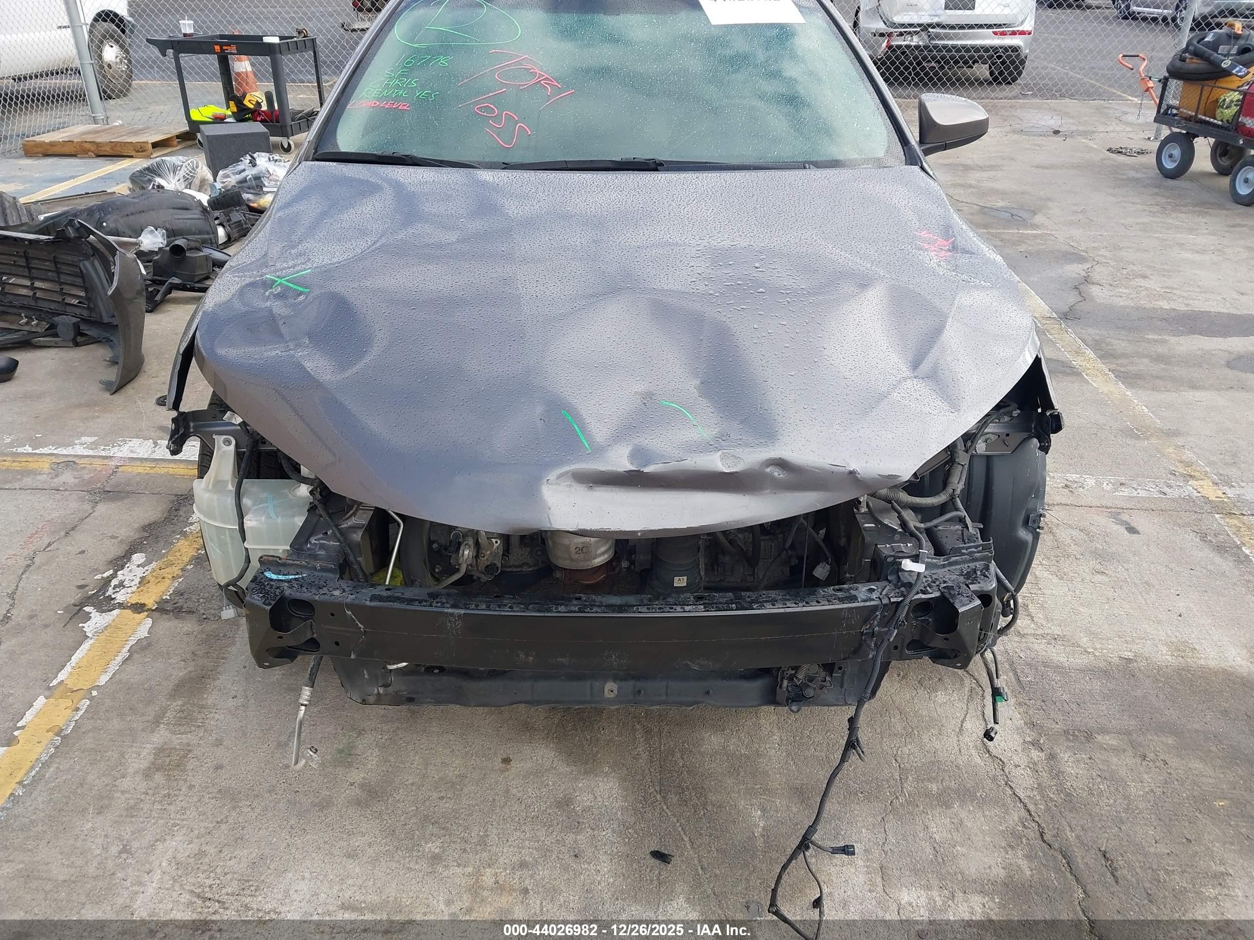 2017 Toyota Camry Le Gray vin: 4T1BF1FK3HU634439