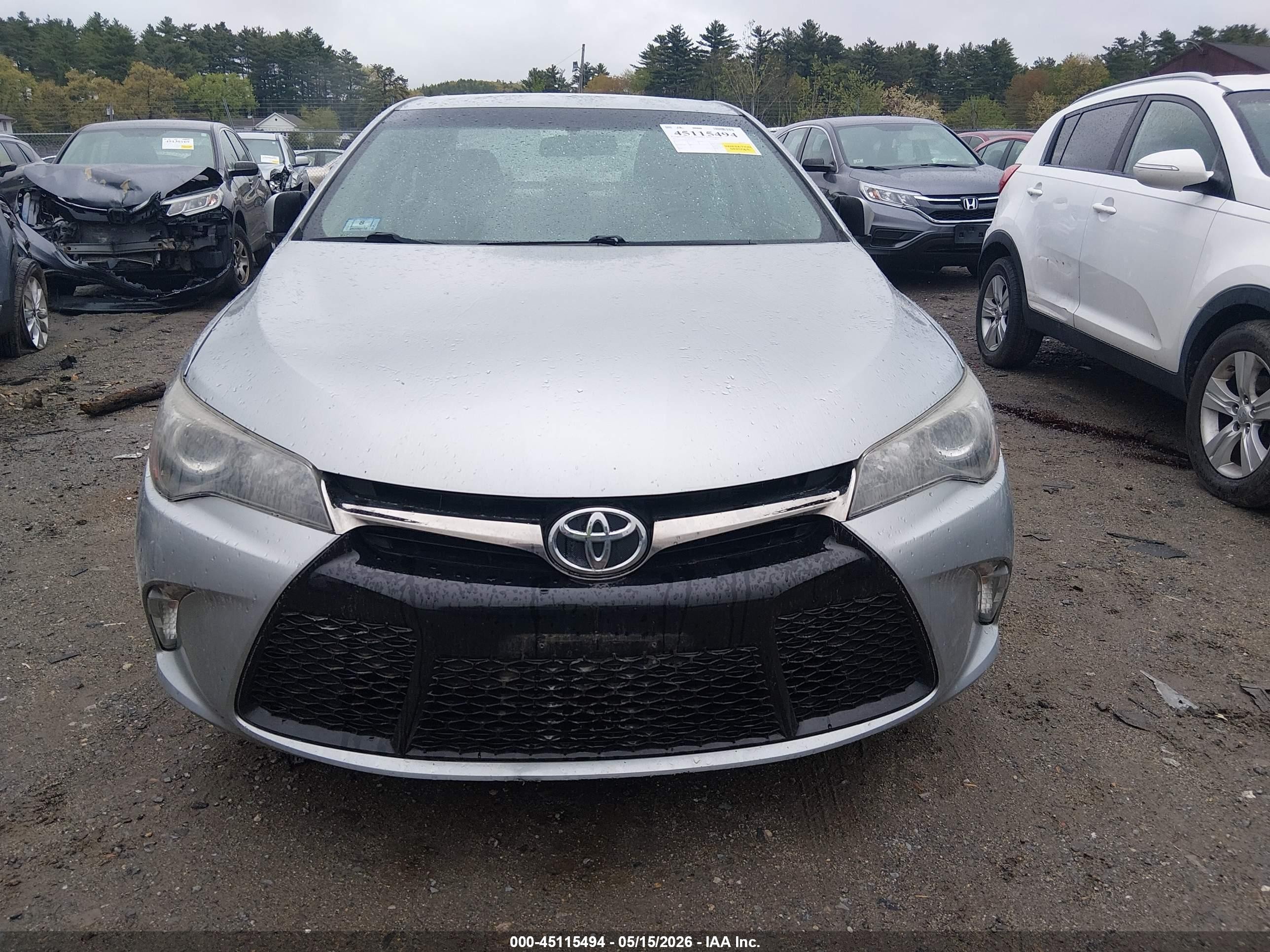 2017 Toyota Camry Se Серебряный vin: 4T1BF1FK3HU713237