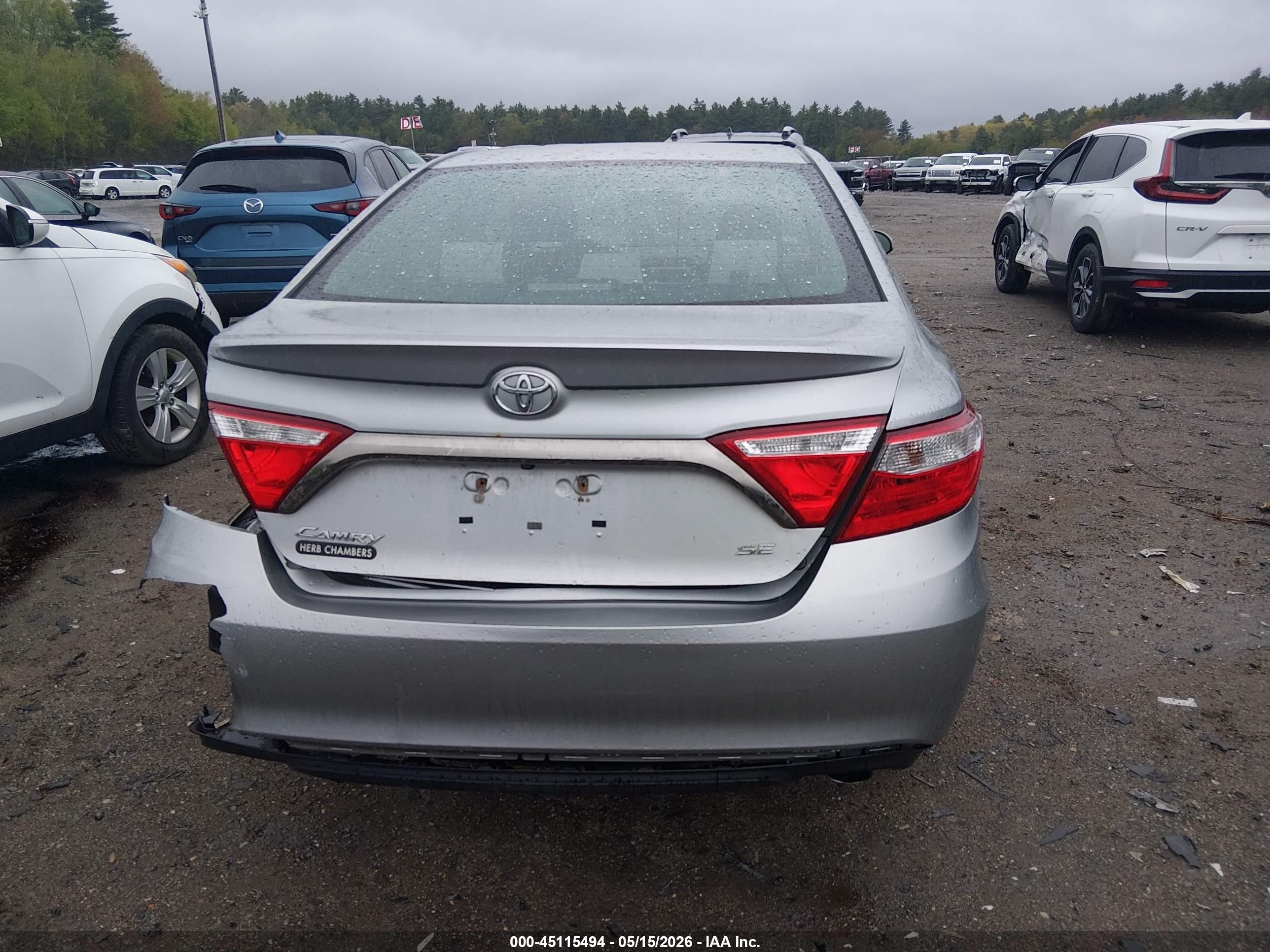 2017 Toyota Camry Se Серебряный vin: 4T1BF1FK3HU713237