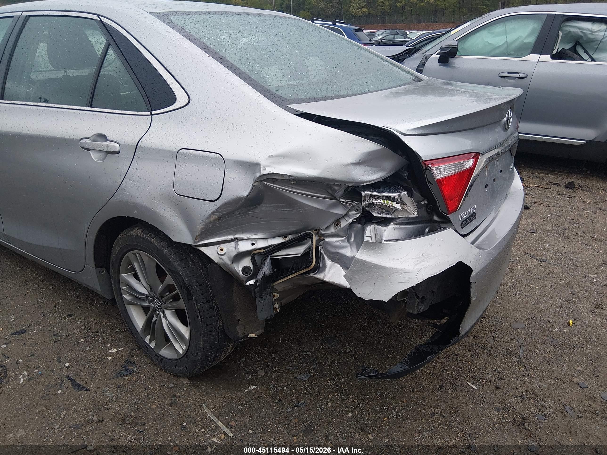 2017 Toyota Camry Se Серебряный vin: 4T1BF1FK3HU713237