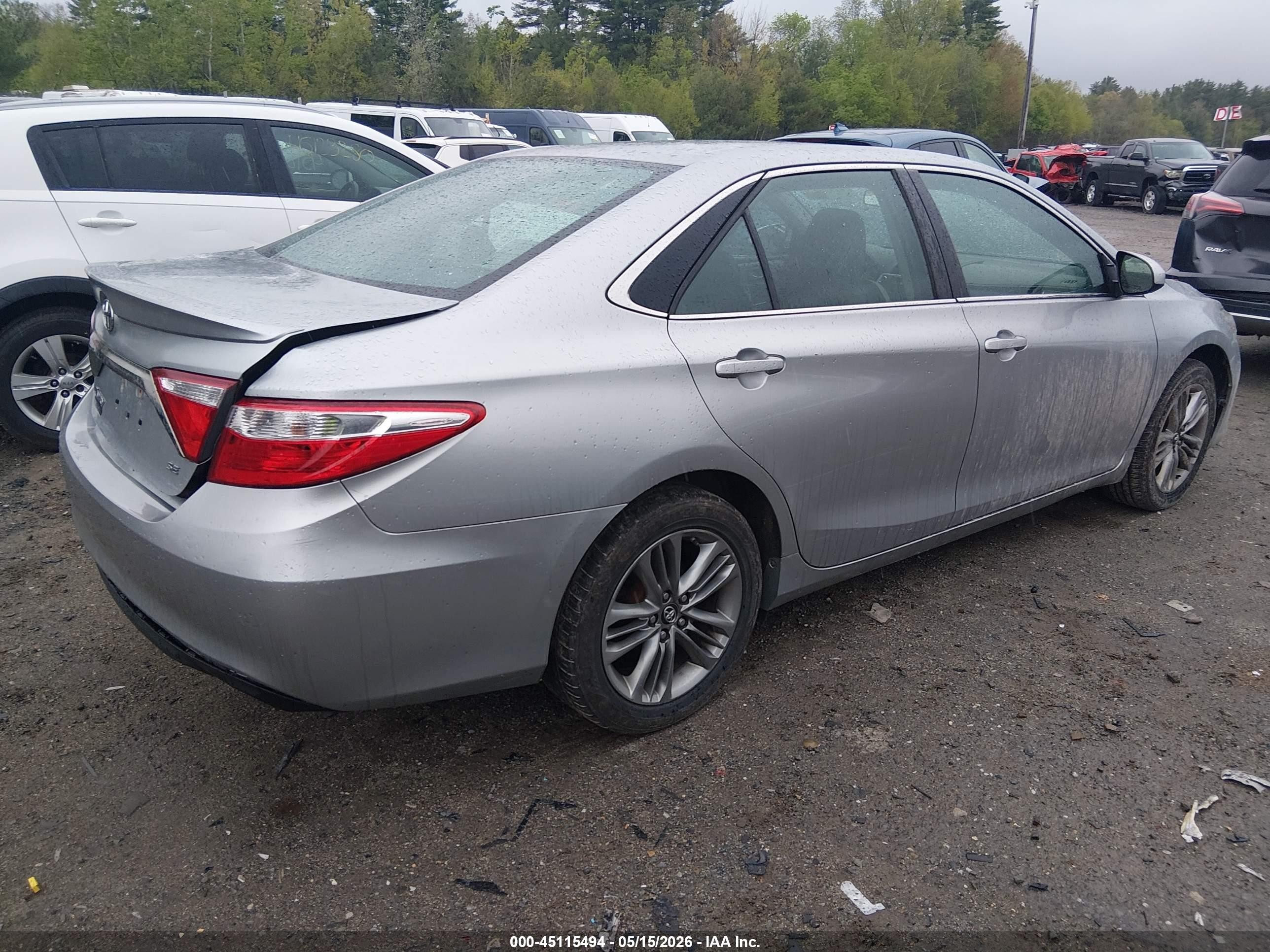 2017 Toyota Camry Se Серебряный vin: 4T1BF1FK3HU713237