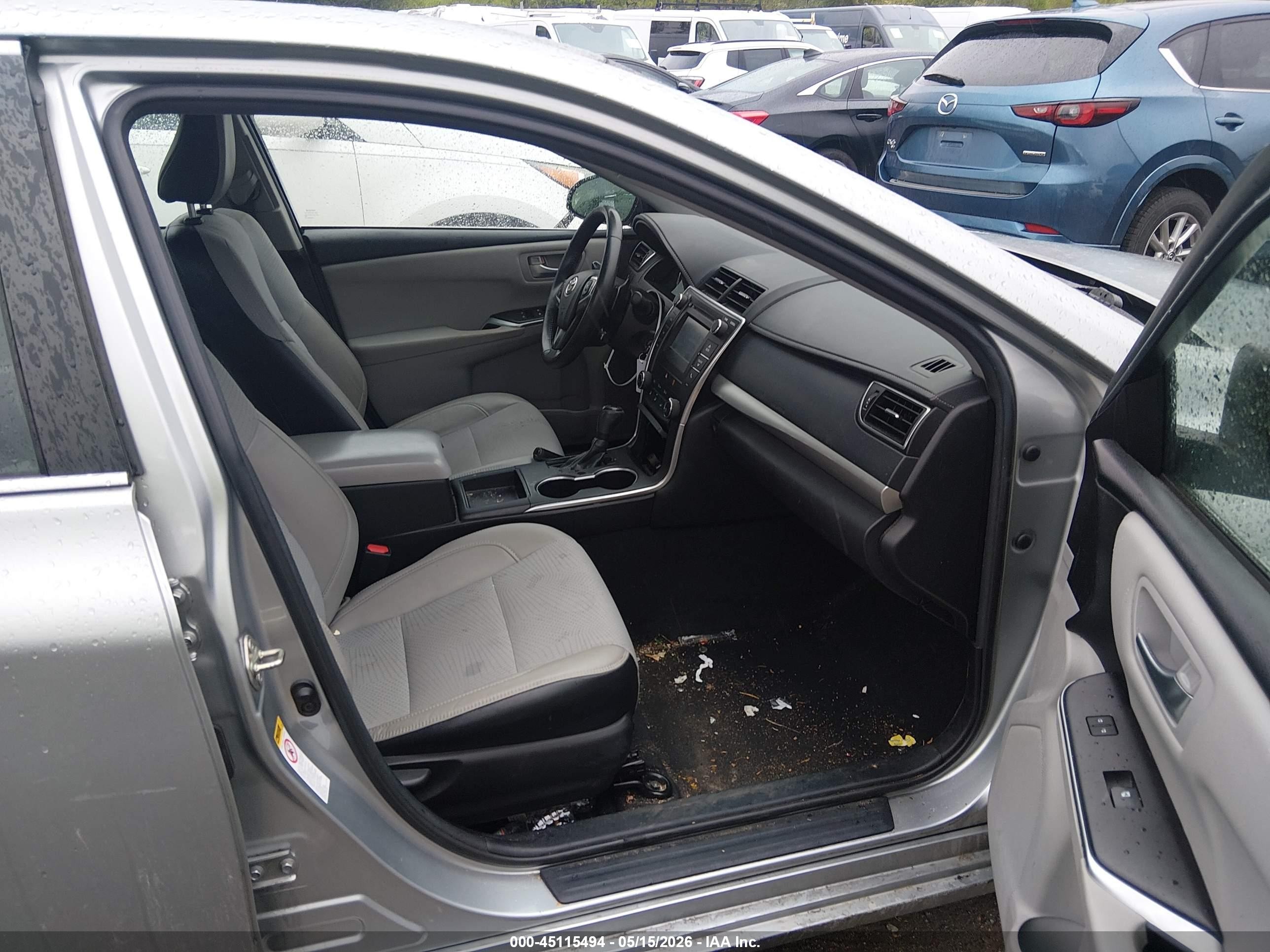 2017 Toyota Camry Se Серебряный vin: 4T1BF1FK3HU713237