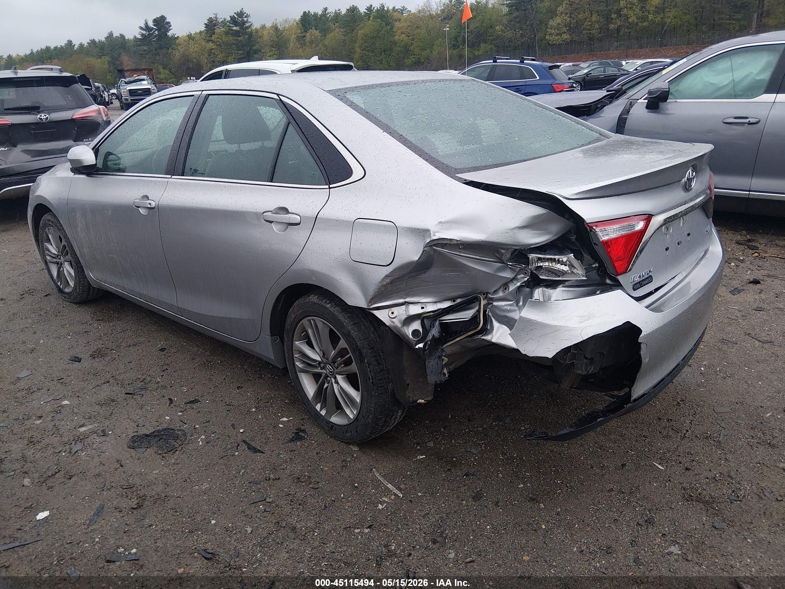 2017 Toyota Camry Se Серебряный vin: 4T1BF1FK3HU713237