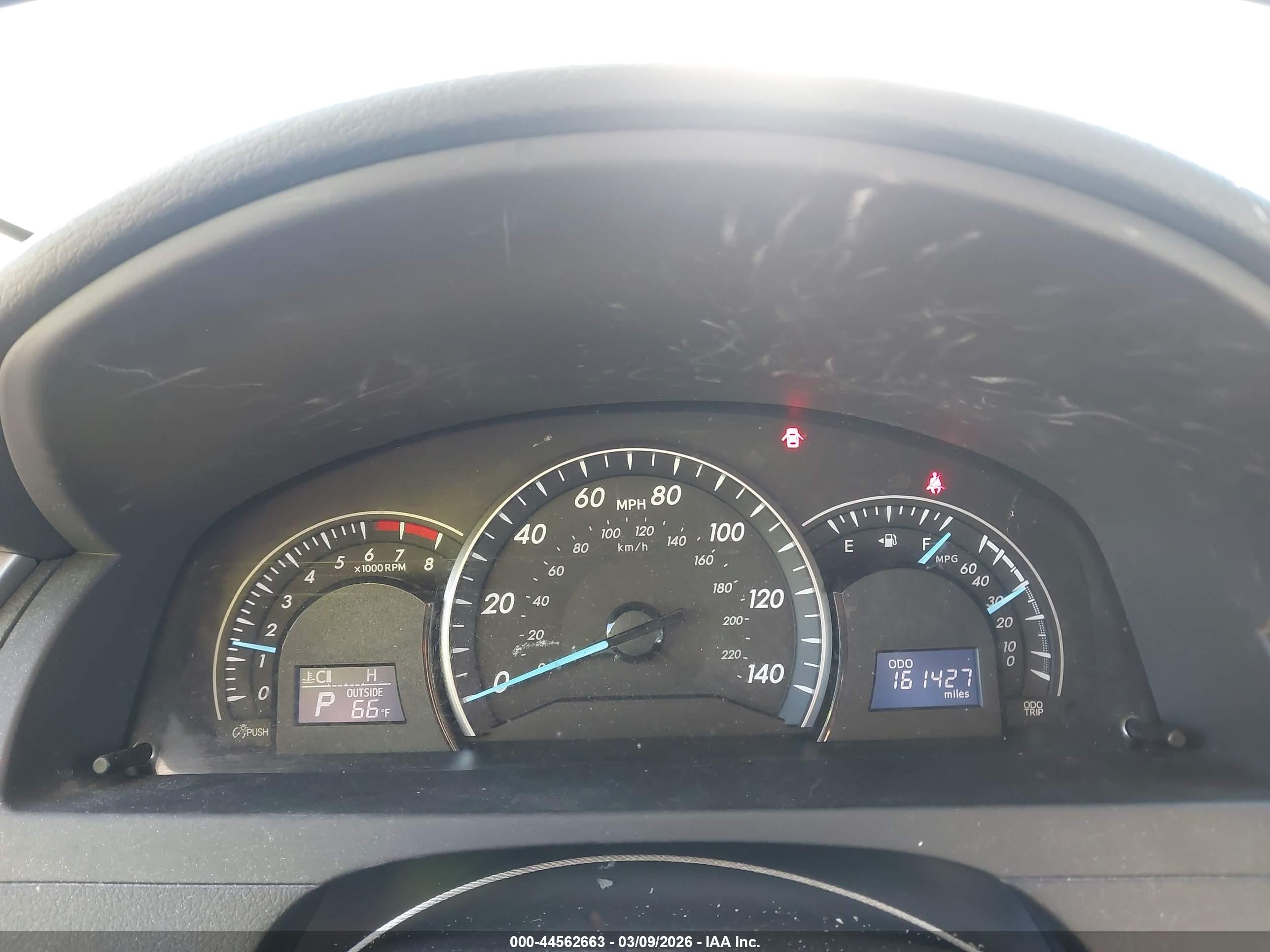 2012 Toyota Camry Le Черный vin: 4T1BF1FK4CU007967