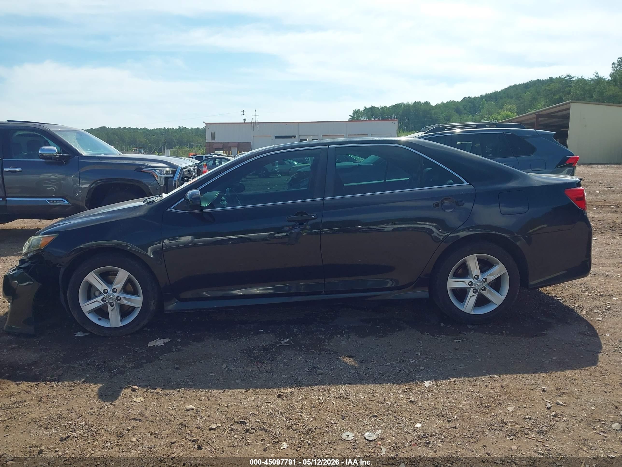 2012 Toyota Camry Se Black vin: 4T1BF1FK4CU012294