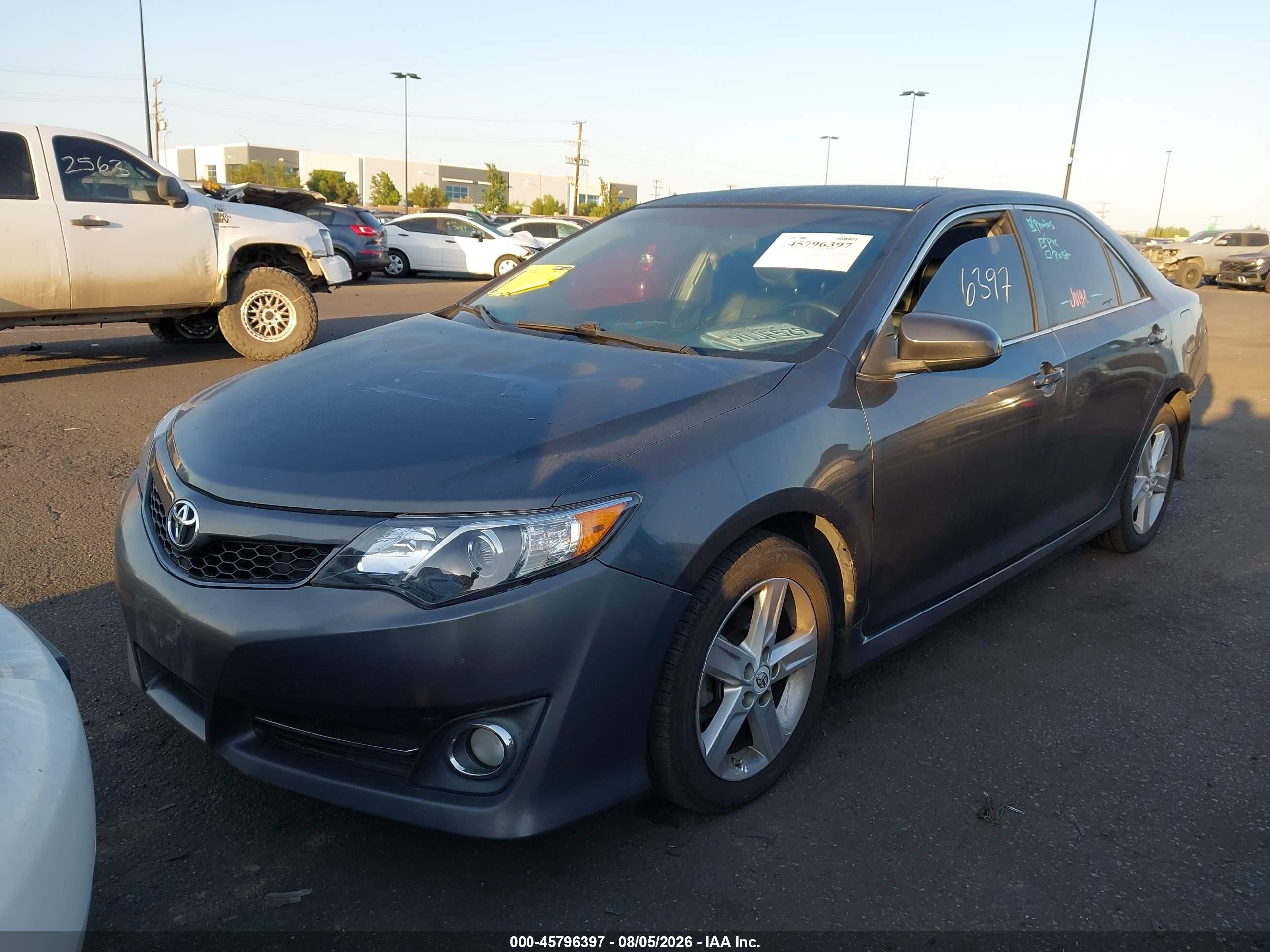 2012 Toyota Camry Se Gray vin: 4T1BF1FK4CU013123
