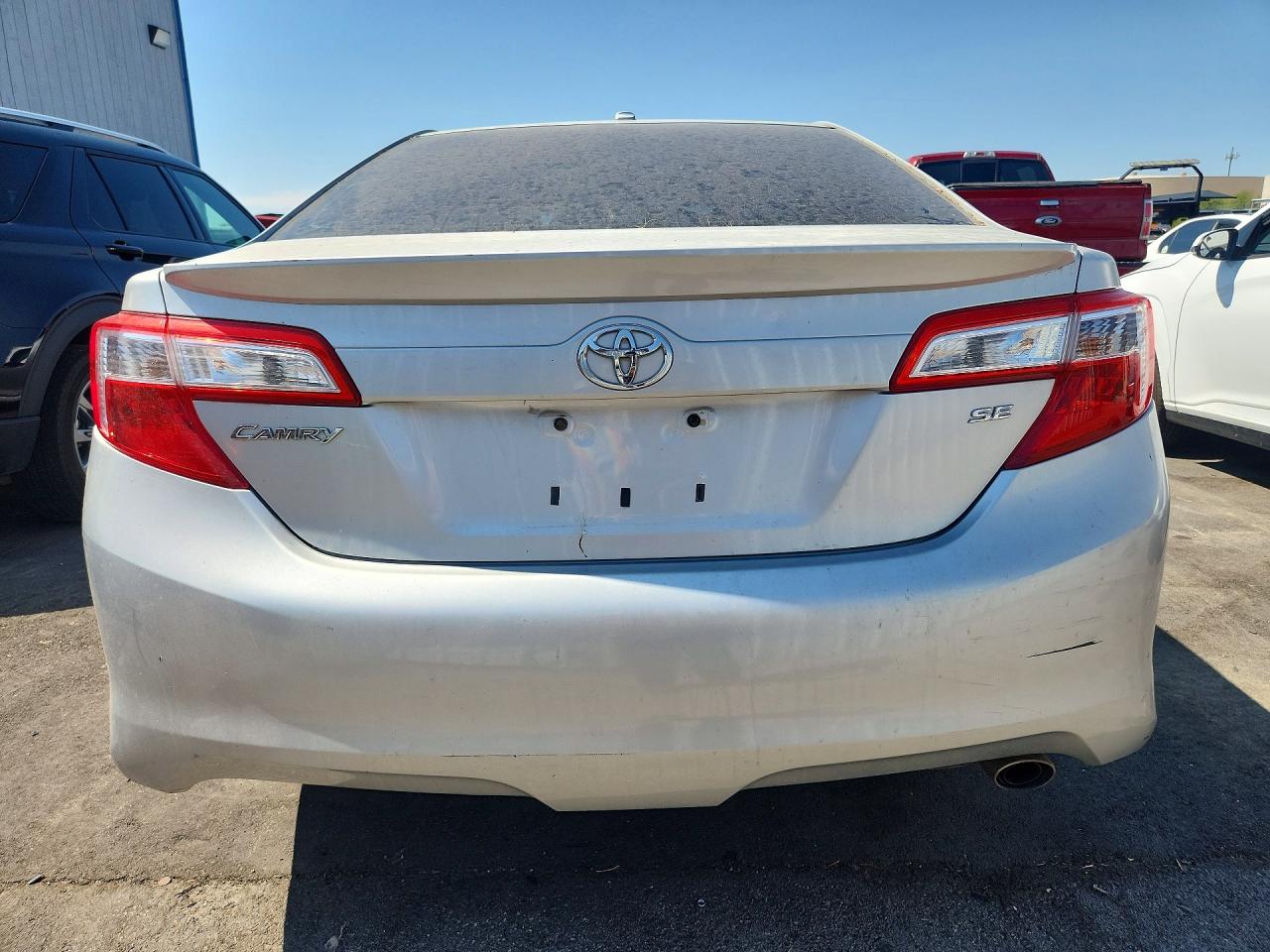 2012 Toyota Camry Se Silver vin: 4T1BF1FK4CU014885