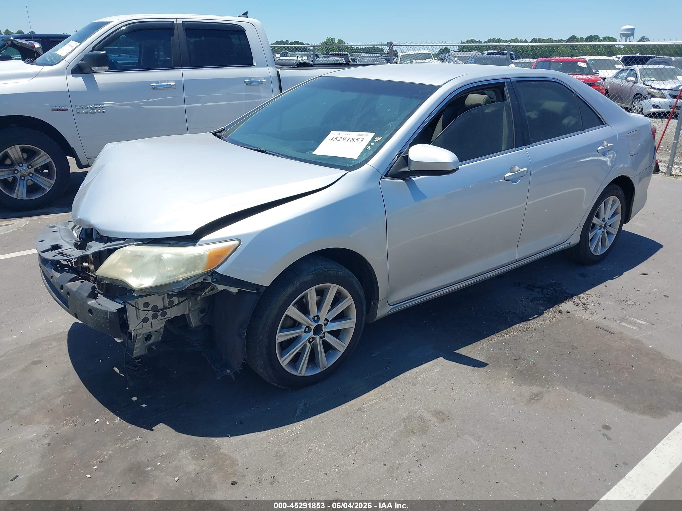 2012 Toyota Camry Le Silver vin: 4T1BF1FK4CU015504