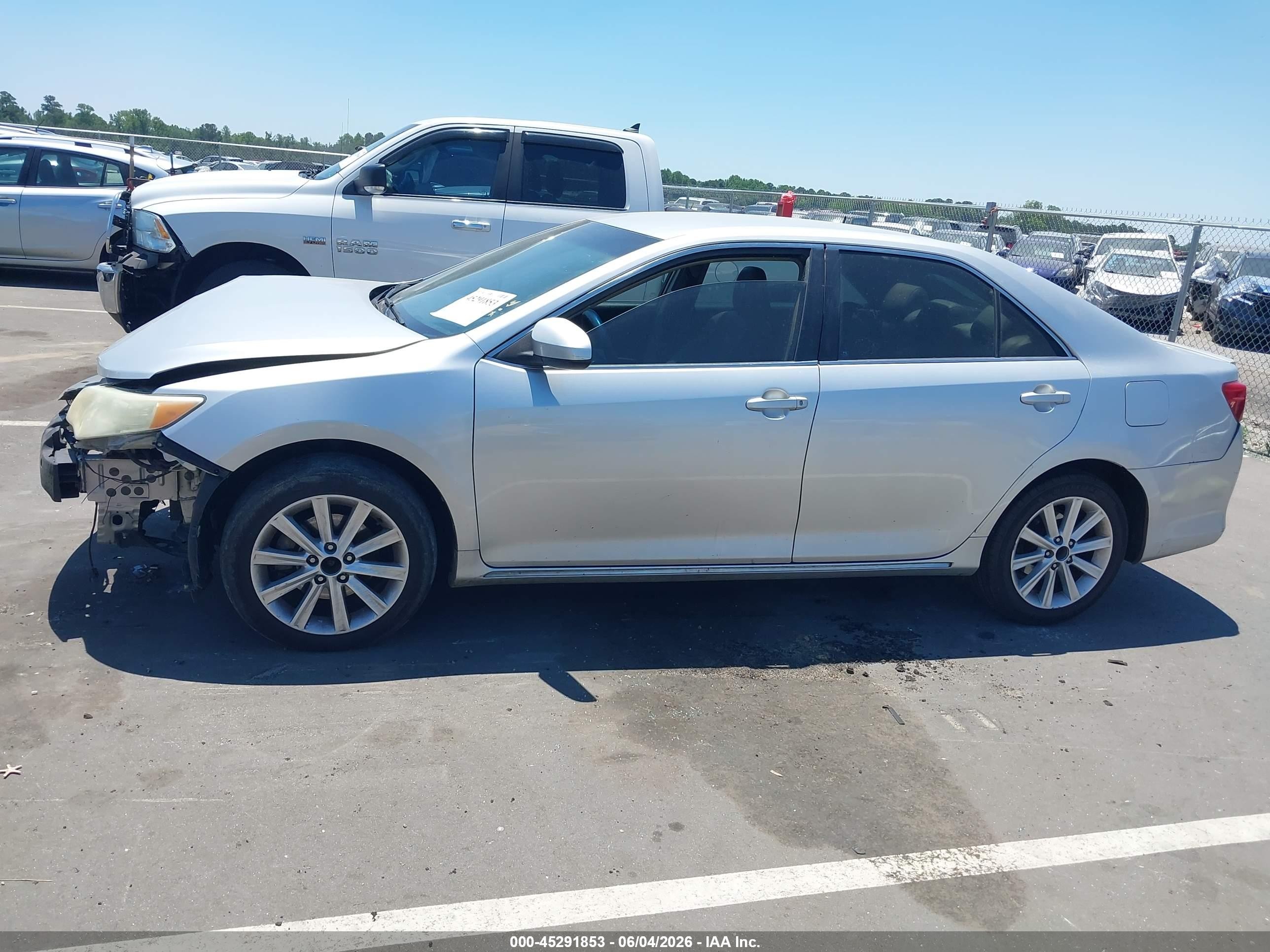 2012 Toyota Camry Le Silver vin: 4T1BF1FK4CU015504