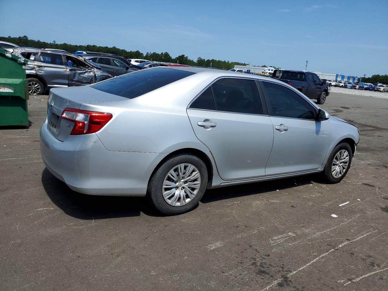 2012 Toyota Camry Le Silver vin: 4T1BF1FK4CU022923