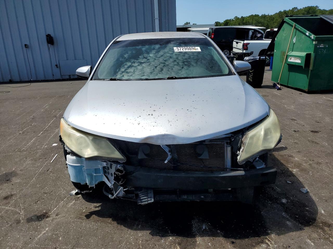 2012 Toyota Camry Le Silver vin: 4T1BF1FK4CU022923