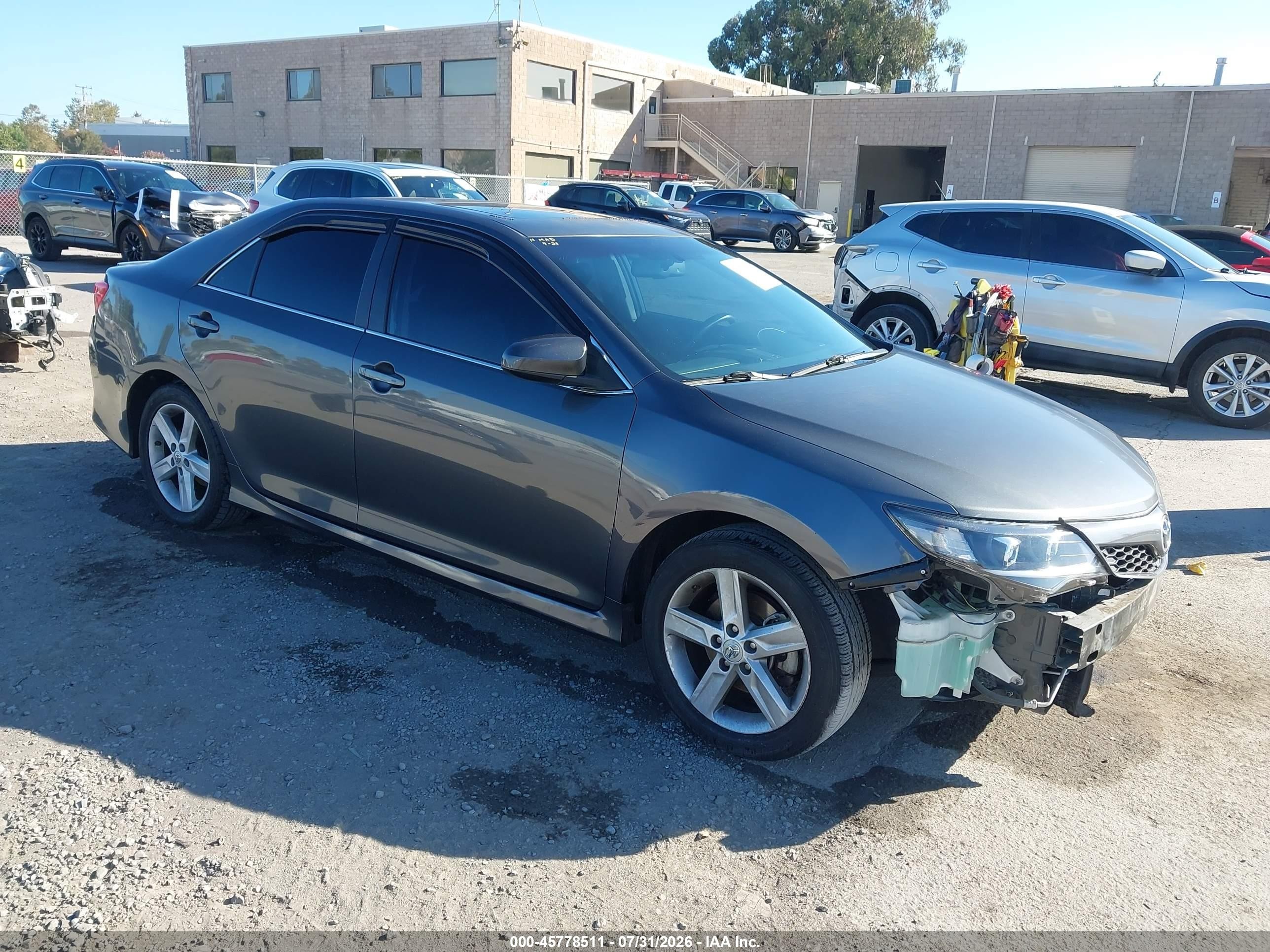 2012 Toyota Camry Se Gray vin: 4T1BF1FK4CU025305