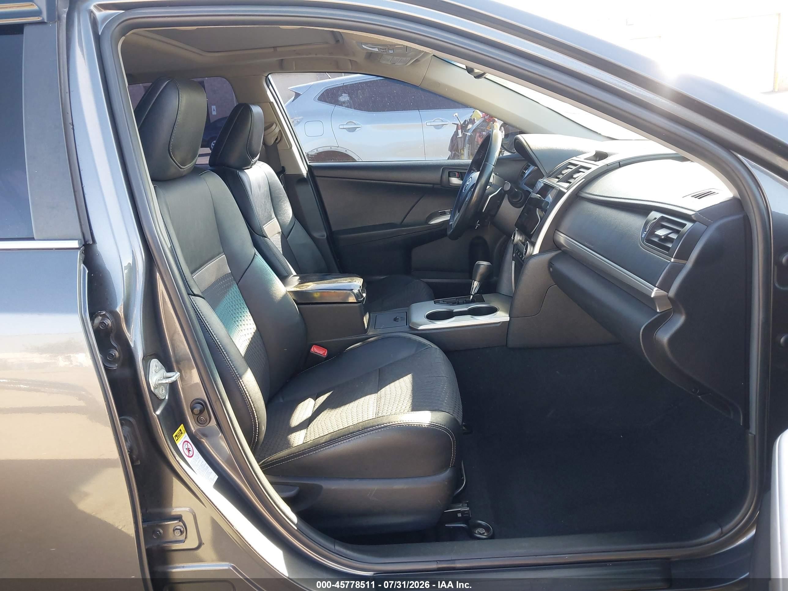 2012 Toyota Camry Se Gray vin: 4T1BF1FK4CU025305