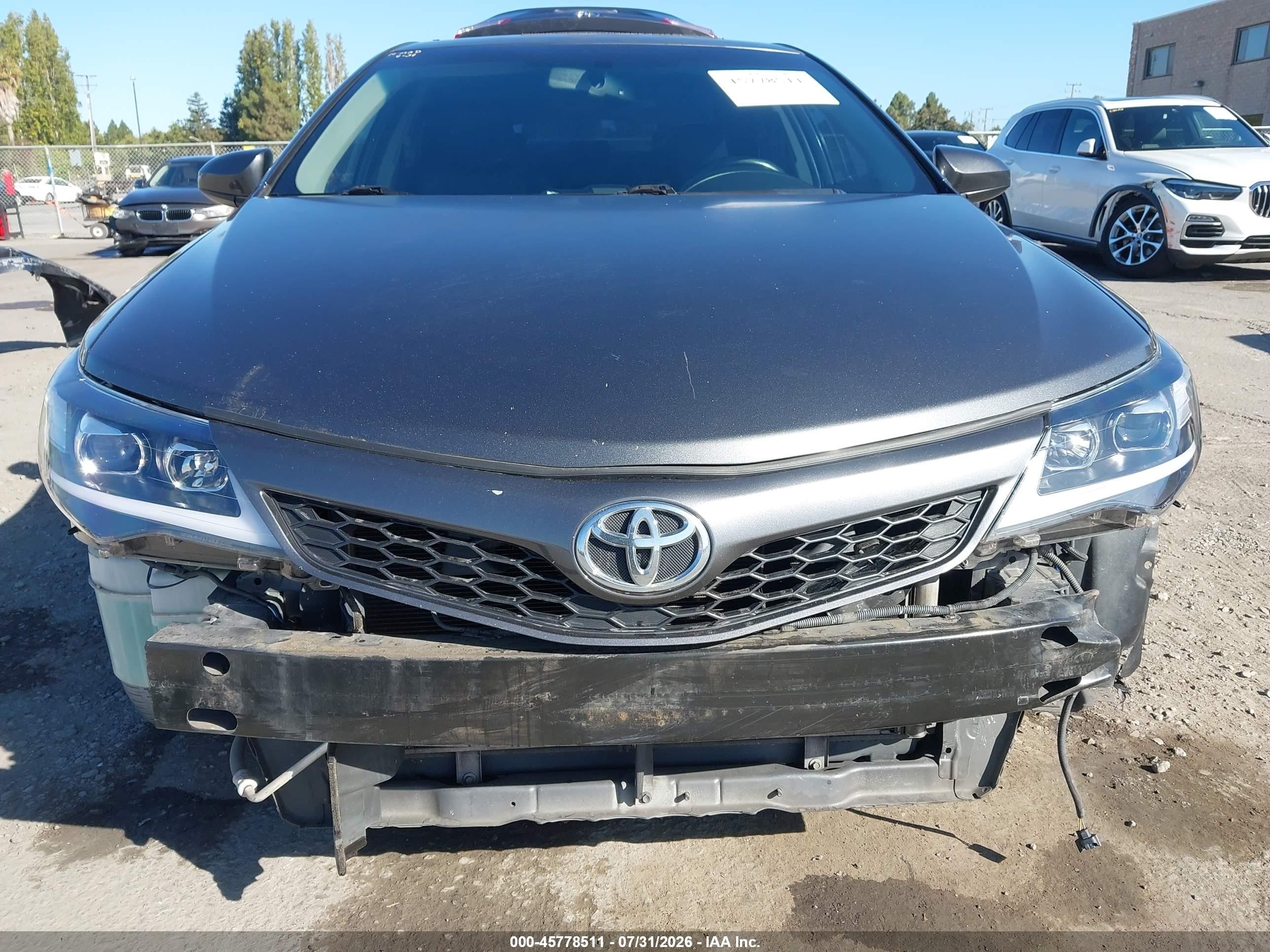 2012 Toyota Camry Se Gray vin: 4T1BF1FK4CU025305