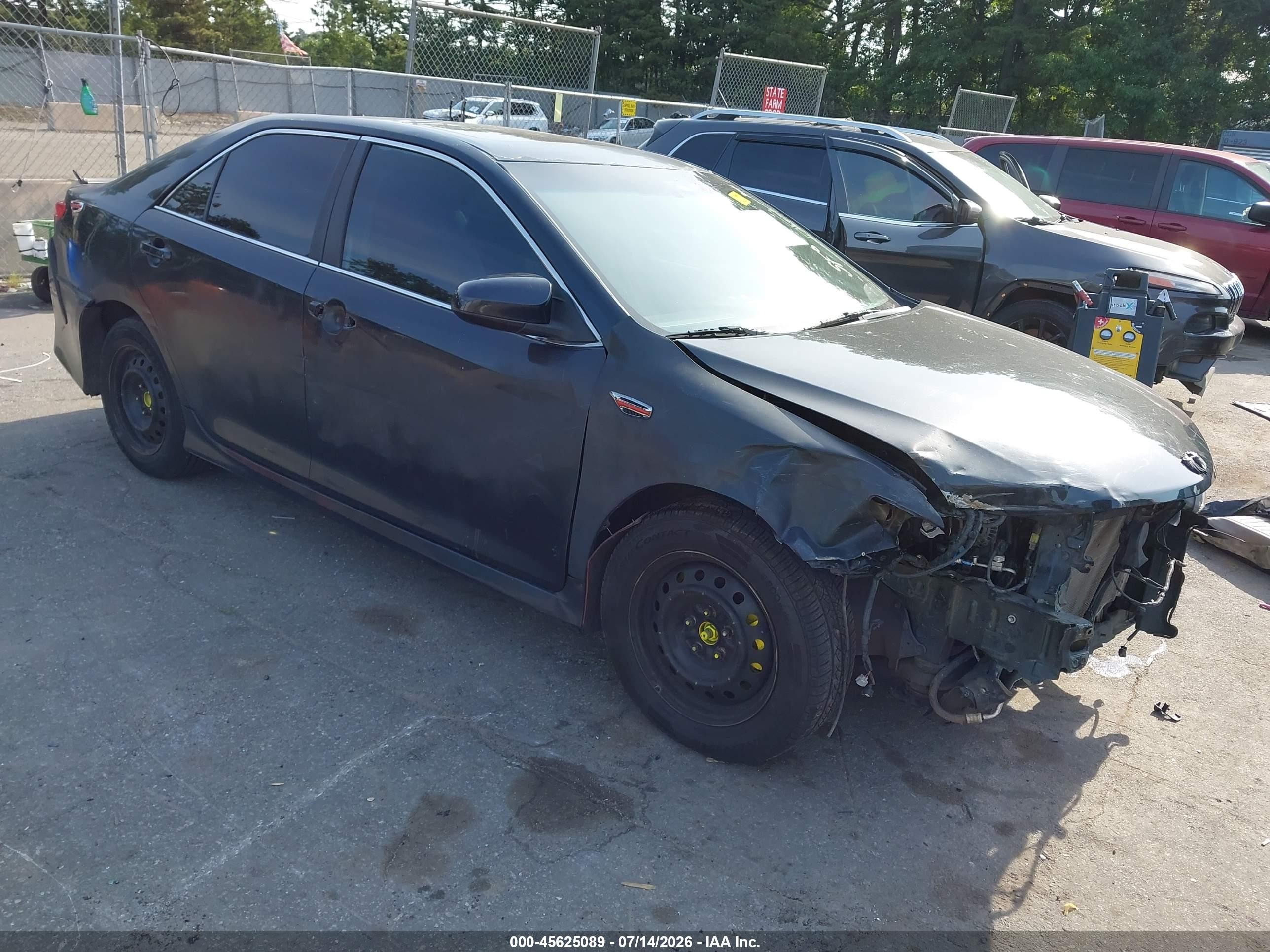 2012 Toyota Camry Se Black vin: 4T1BF1FK4CU036675
