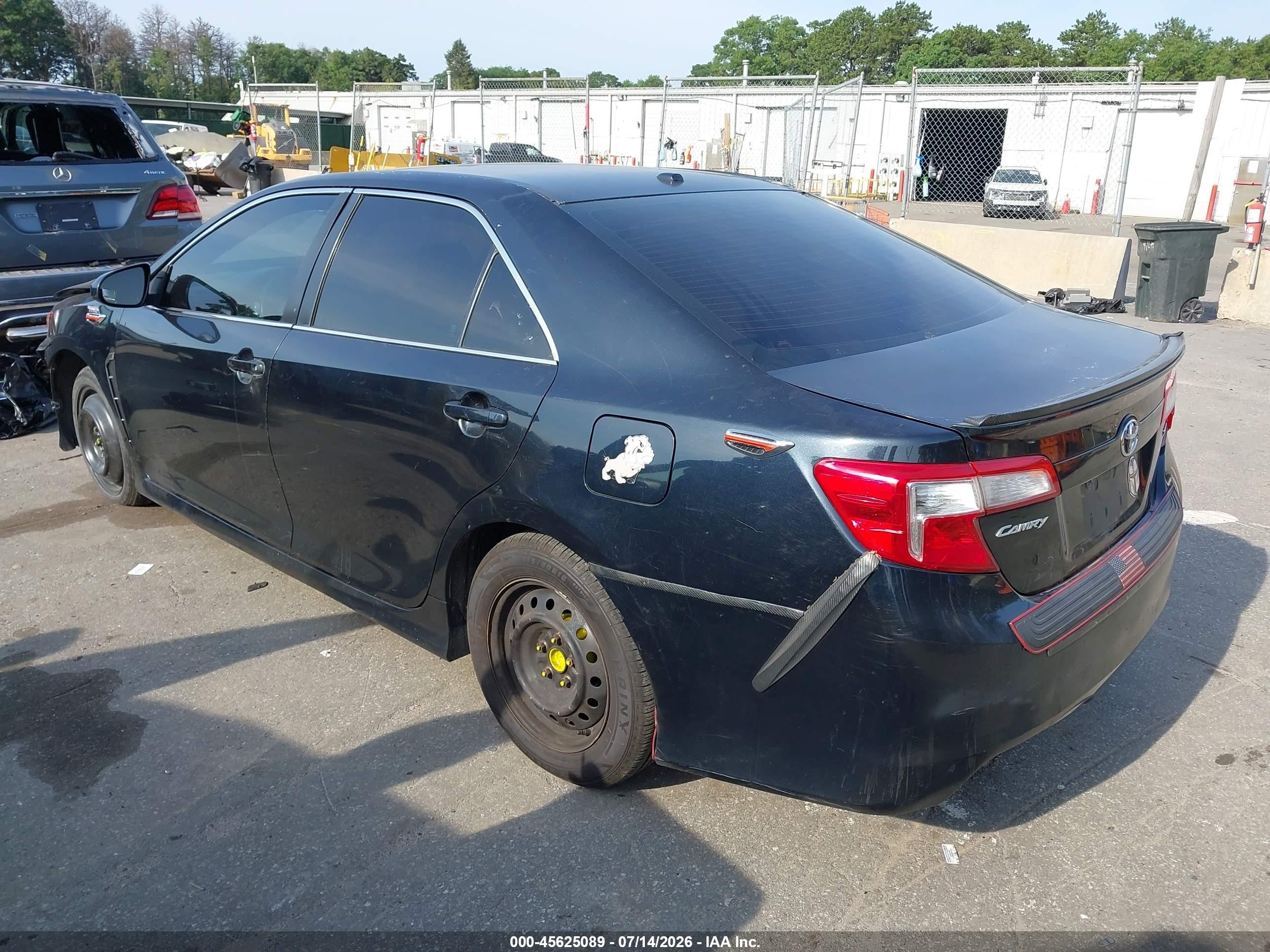 2012 Toyota Camry Se Black vin: 4T1BF1FK4CU036675