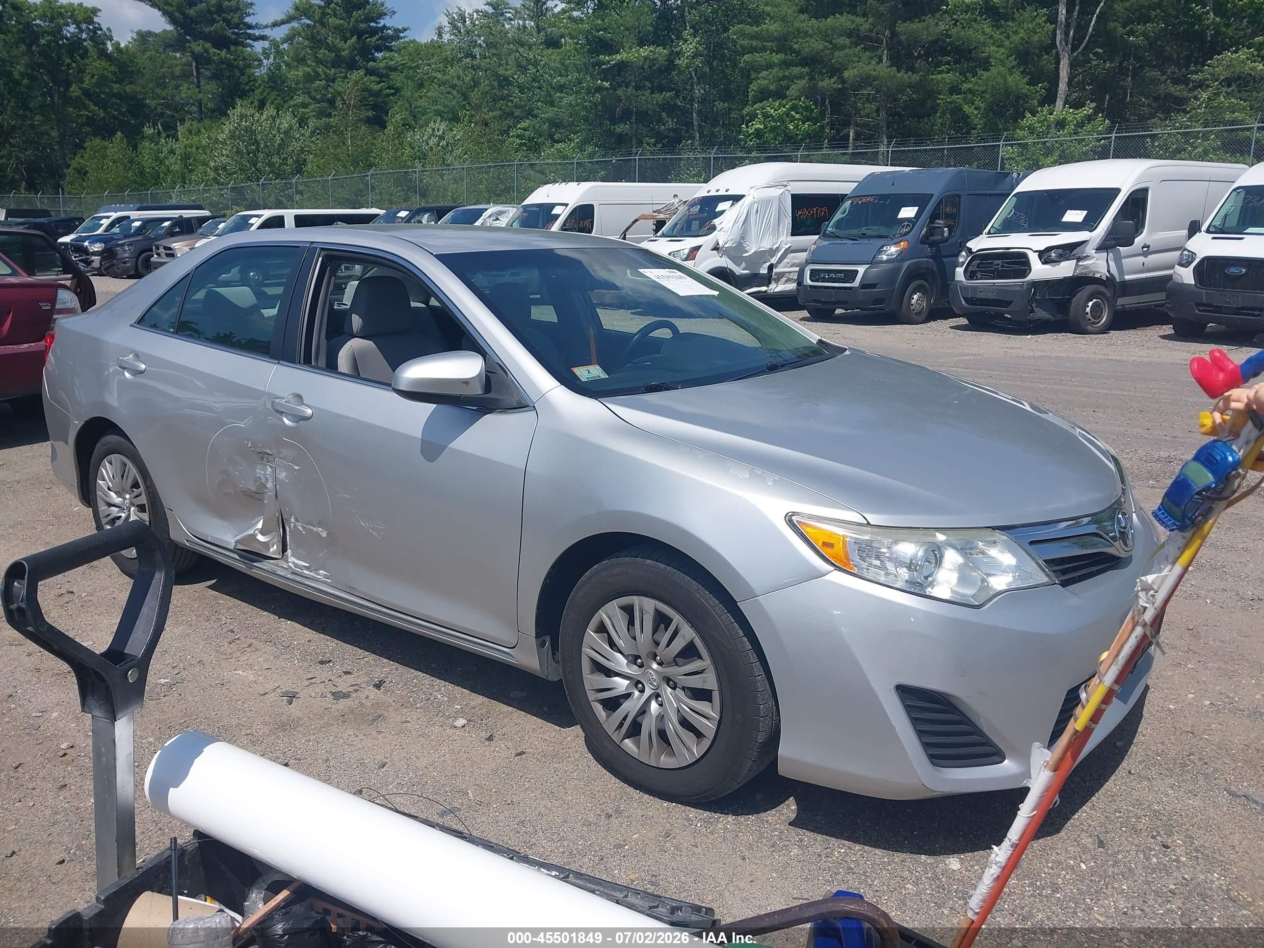 2012 Toyota Camry Le Silver vin: 4T1BF1FK4CU041939
