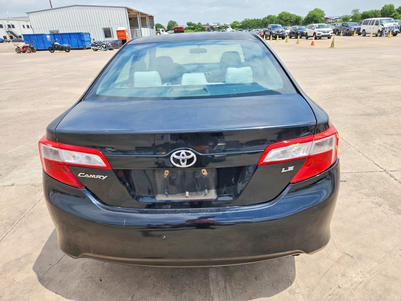 2012 Toyota Camry Le Black vin: 4T1BF1FK4CU043108