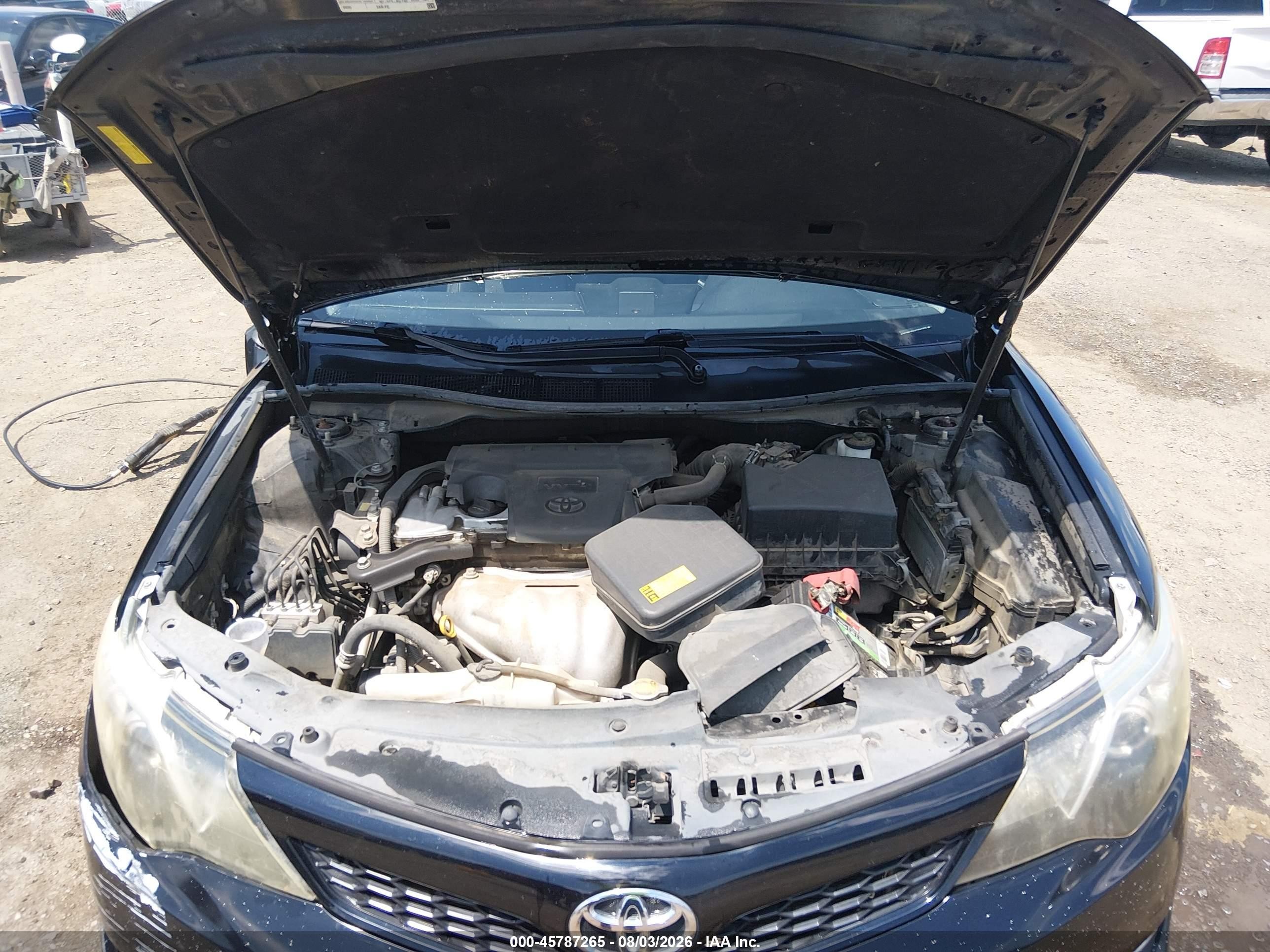 2012 Toyota Camry Se Black vin: 4T1BF1FK4CU043450