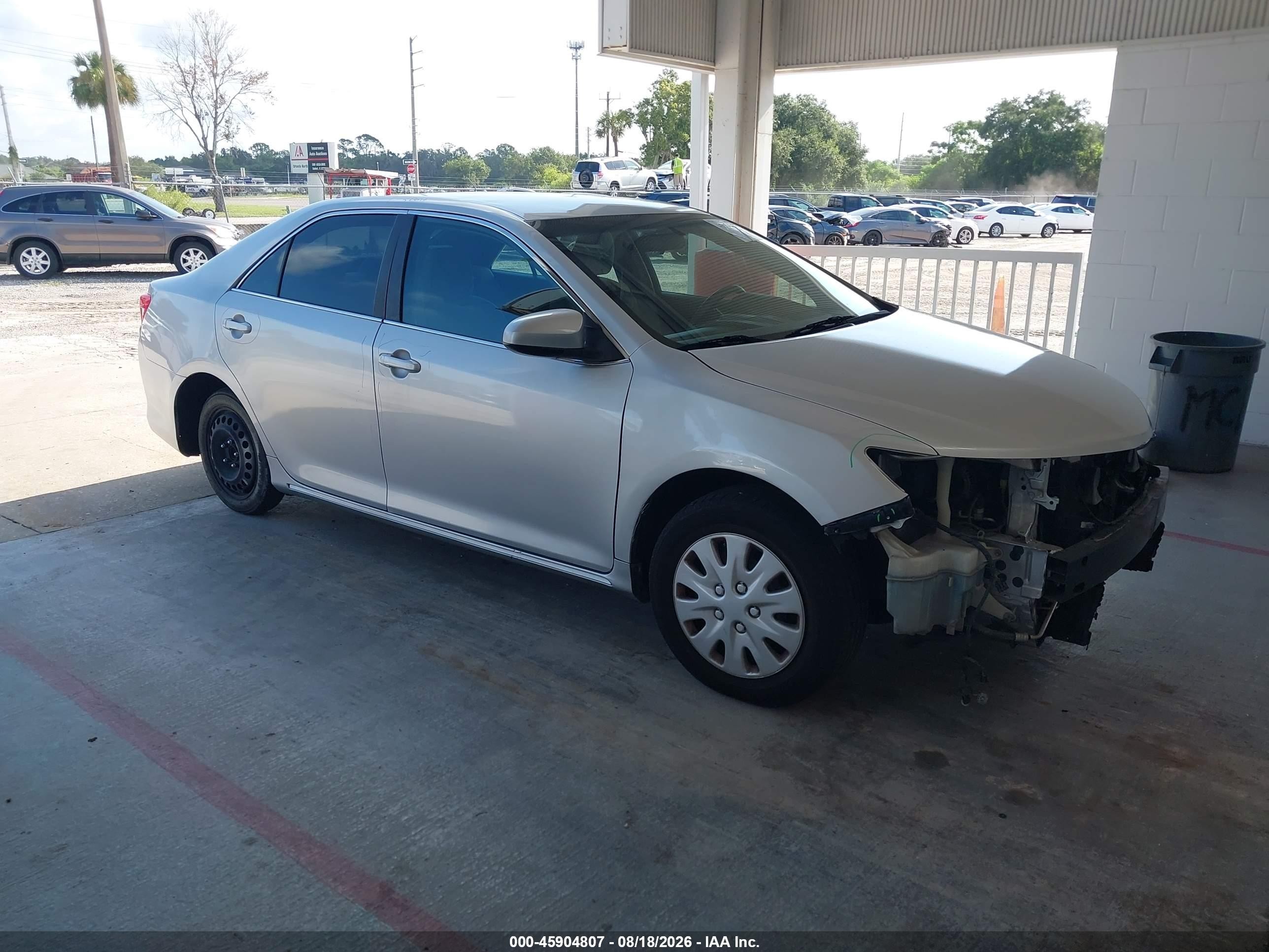 2012 Toyota Camry Le Silver vin: 4T1BF1FK4CU044145