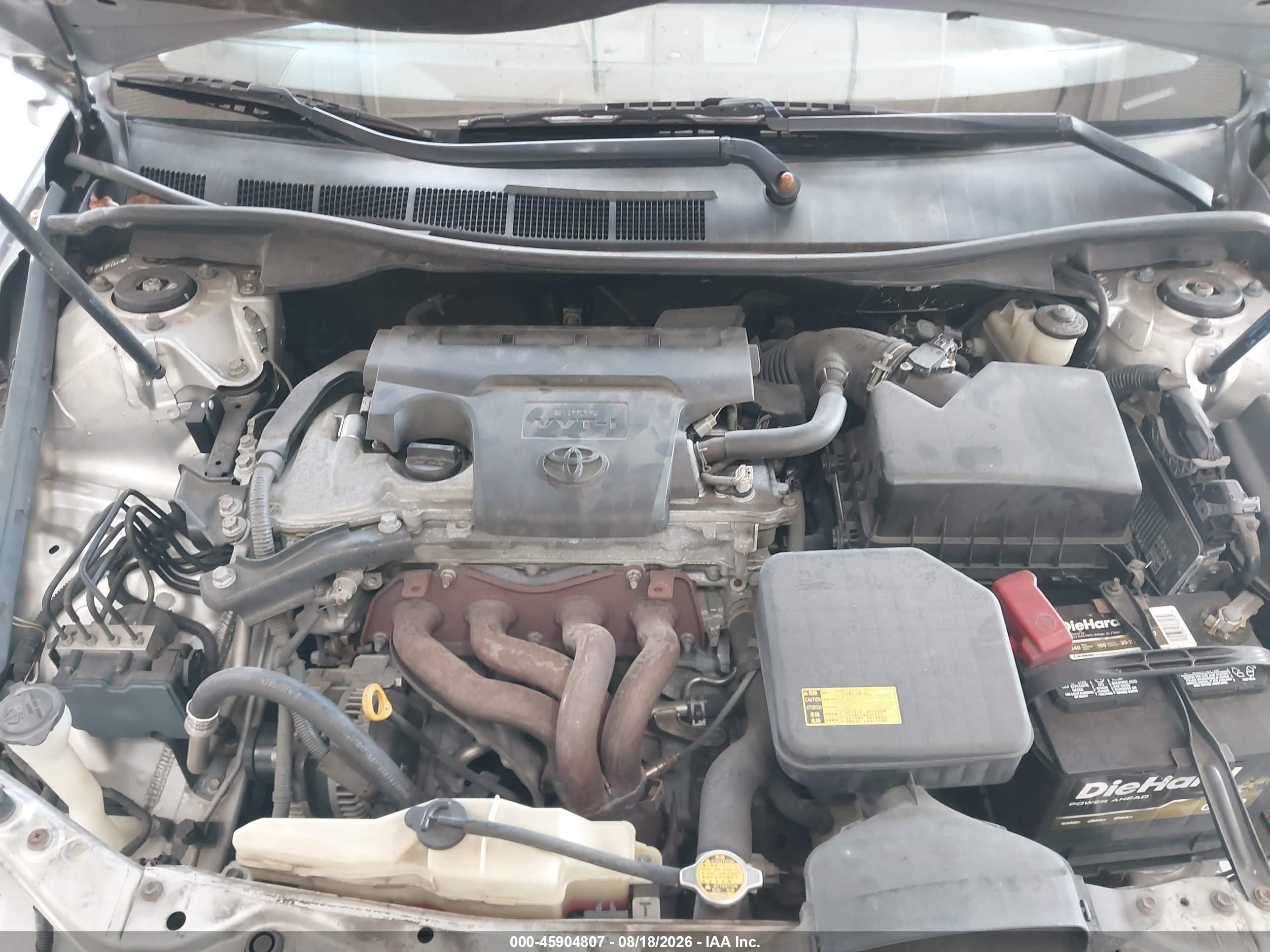 2012 Toyota Camry Le Серебряный vin: 4T1BF1FK4CU044145