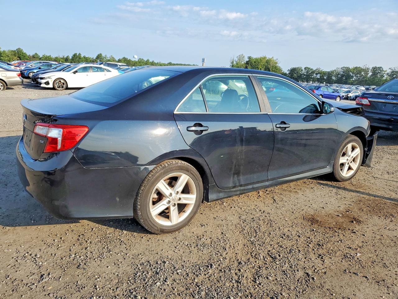 2012 Toyota Camry Se Black vin: 4T1BF1FK4CU044744