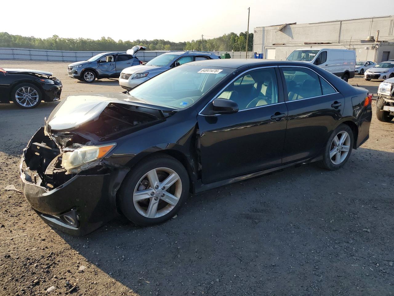 2012 Toyota Camry Se Black vin: 4T1BF1FK4CU044744
