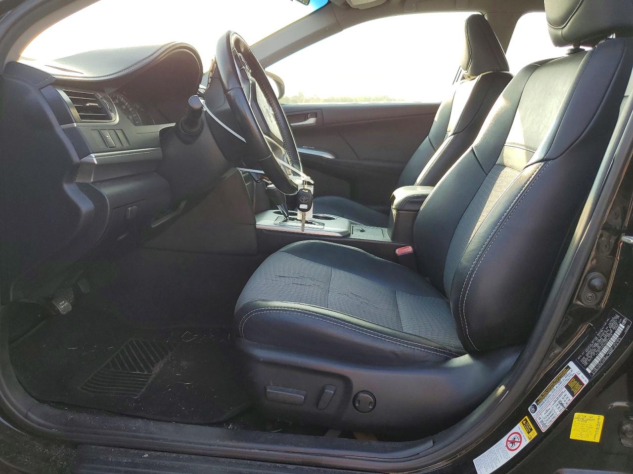 2012 Toyota Camry Se Black vin: 4T1BF1FK4CU044744